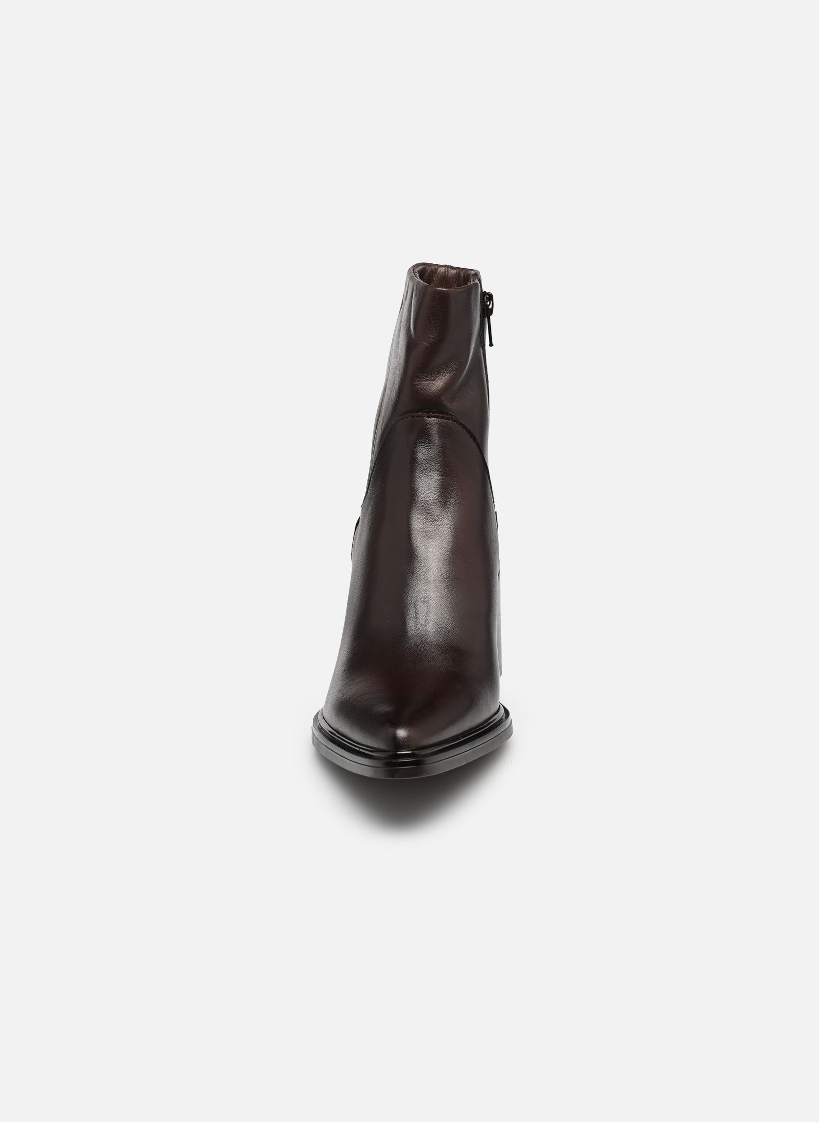 Lage enkellaarsjes L39202 dames bruin Mjus Lage enkellaarsjes L39202 dames bruin MOKA