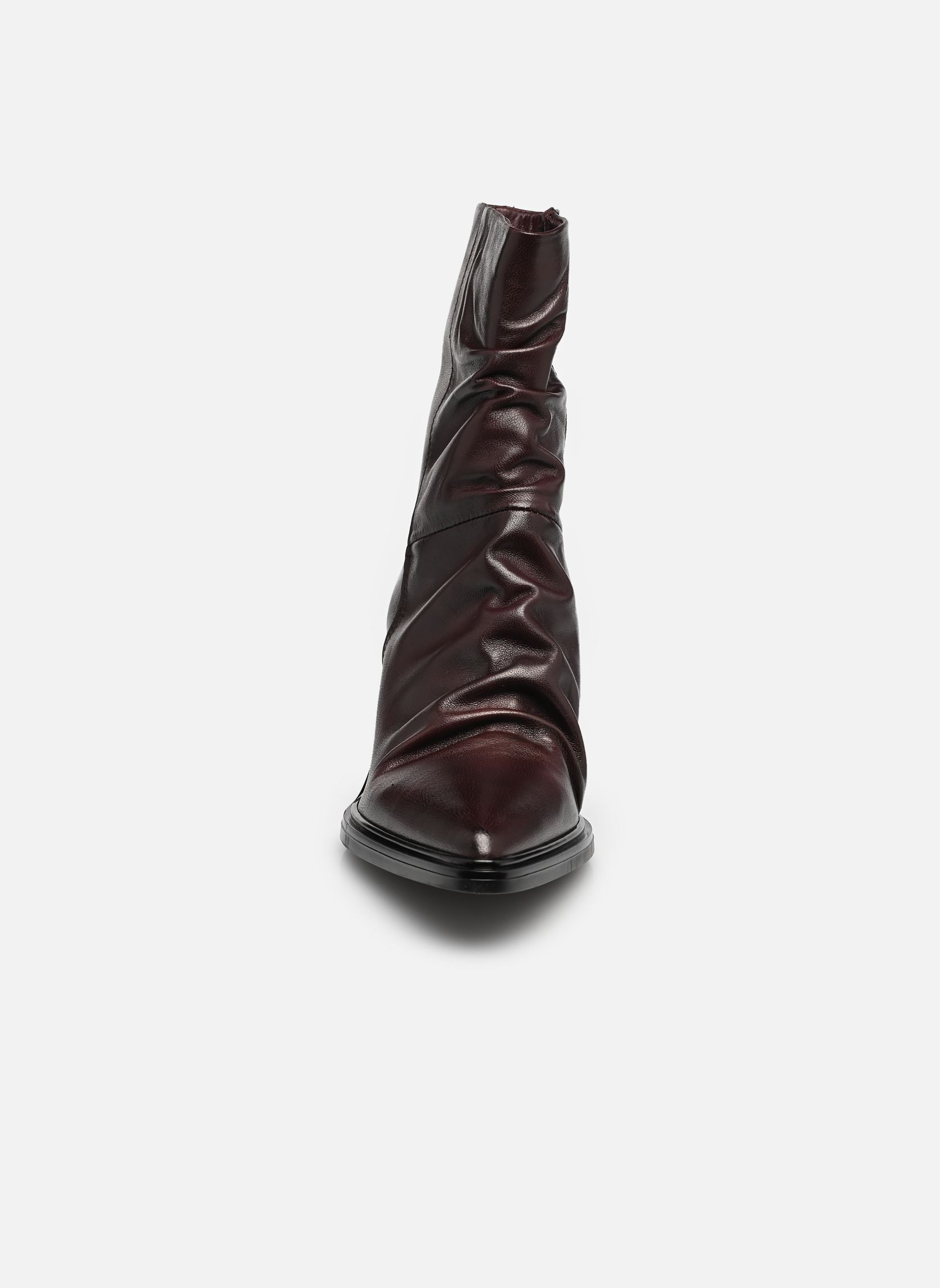 Lage enkellaarsjes L39205 dames bruin Mjus Lage enkellaarsjes L39205 dames bruin BURGUNDY