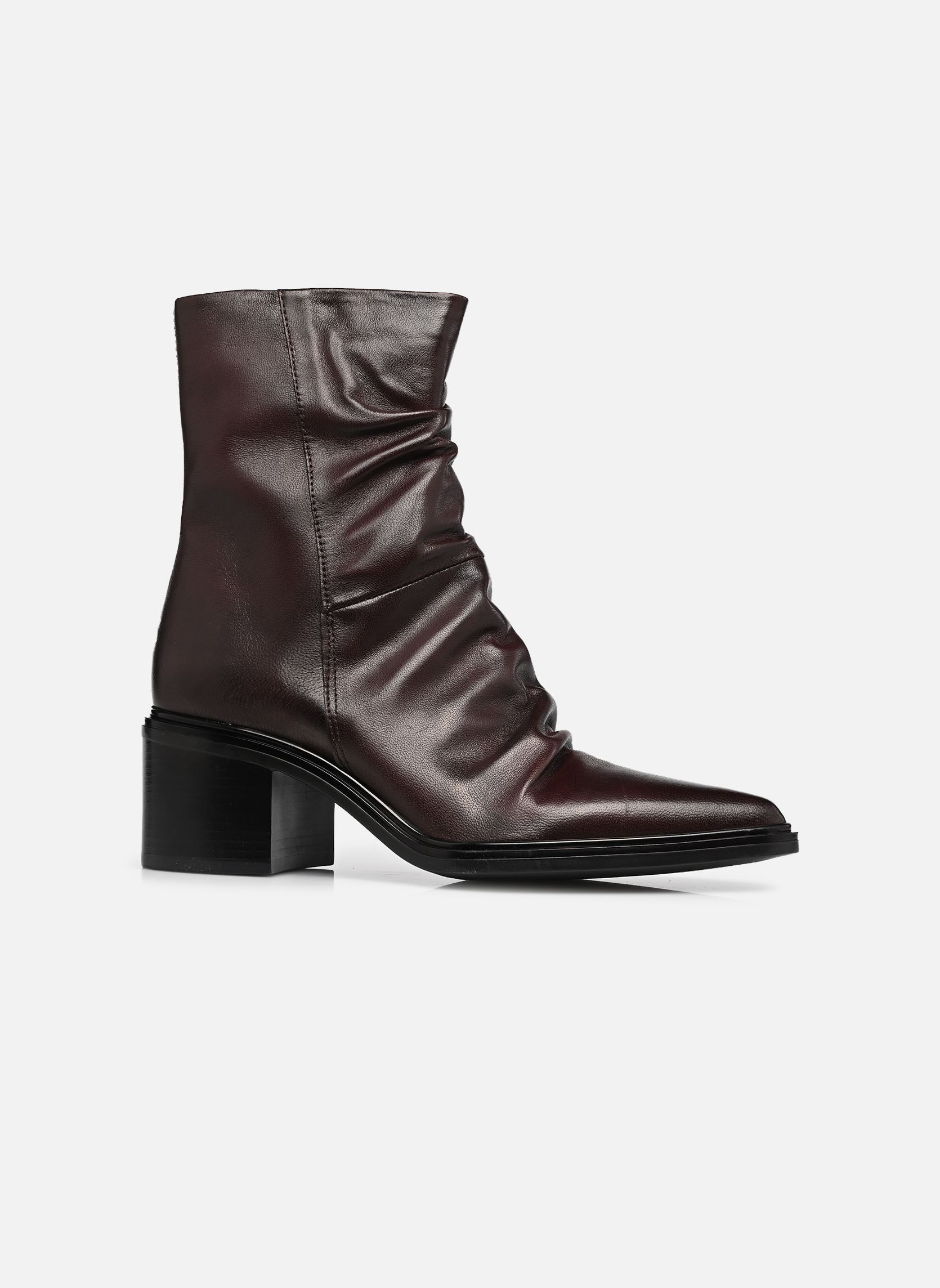 Lage enkellaarsjes L39205 dames bruin Mjus Lage enkellaarsjes L39205 dames bruin BURGUNDY