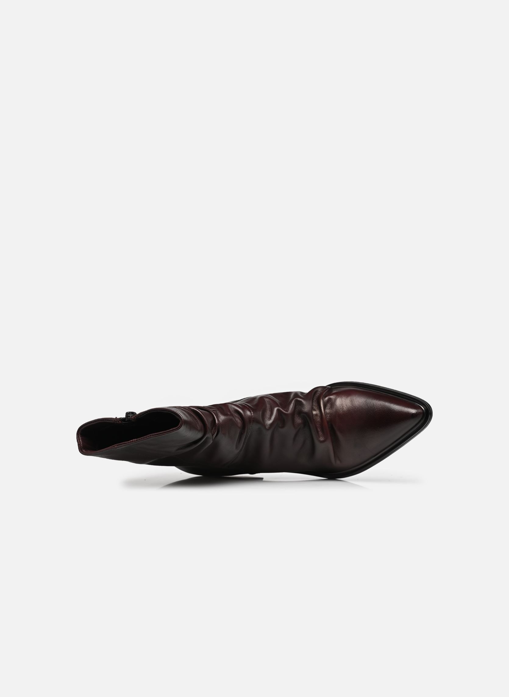 Lage enkellaarsjes L39205 dames bruin Mjus Lage enkellaarsjes L39205 dames bruin BURGUNDY