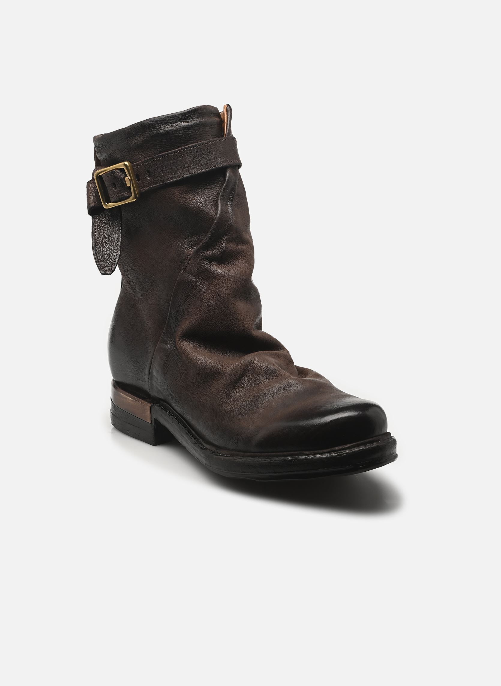 Enkellaarzen en boots B80213 dames bruin AS98 Enkellaarzen en boots B80213 dames bruin EBANO