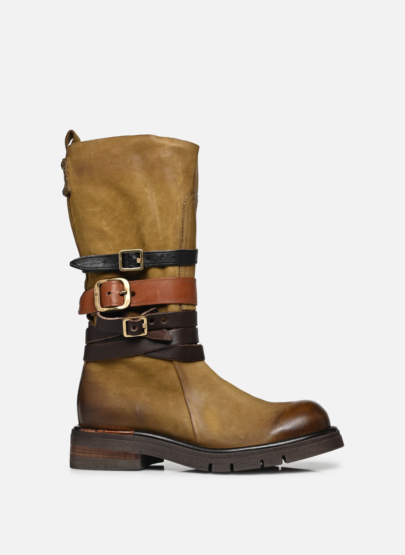 Botines y botas B81305 mujer marrón AS98 Botines y botas B81305 mujer marrón DAINO+TDM+CALVADOS+NERO