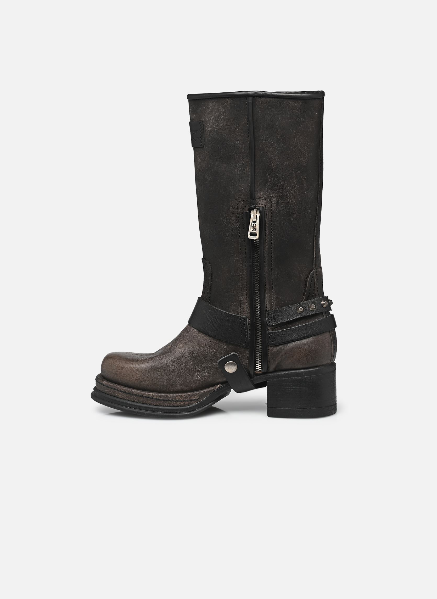 Bottines motardes B52311 femme gris AS98 Bottines motardes B52311 femme gris SMOKE+NERO+SMOKE+NERO