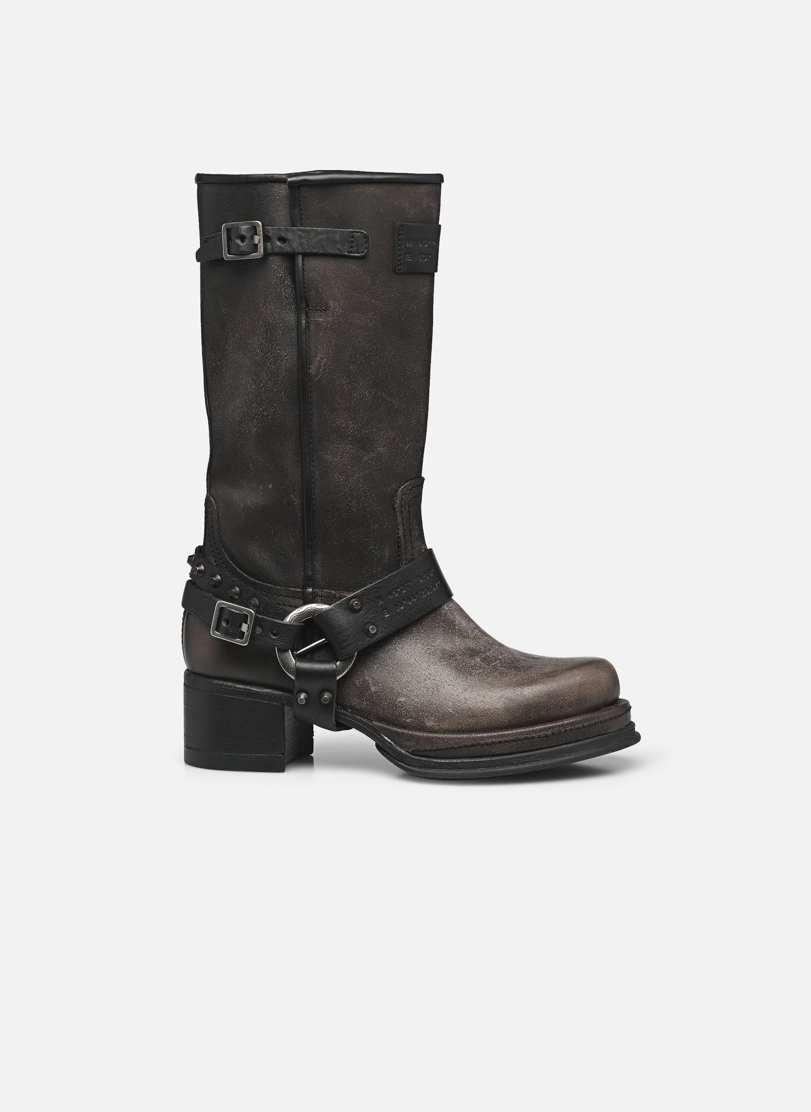 Bottines motardes B52311 femme gris AS98 Bottines motardes B52311 femme gris SMOKE+NERO+SMOKE+NERO
