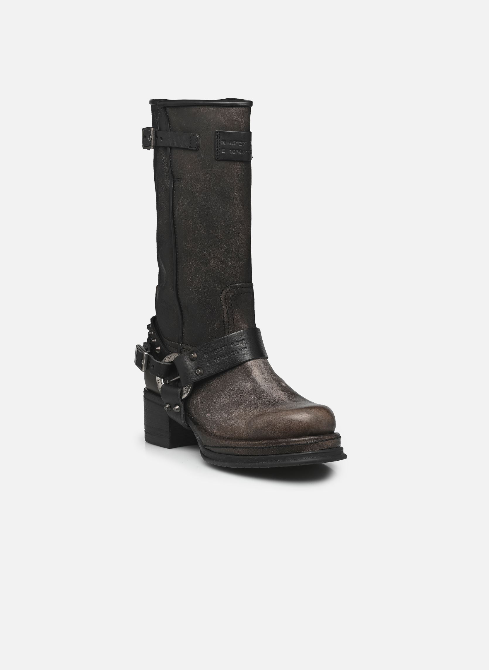 Bottines motardes B52311 femme gris AS98 Bottines motardes B52311 femme gris SMOKE+NERO+SMOKE+NERO