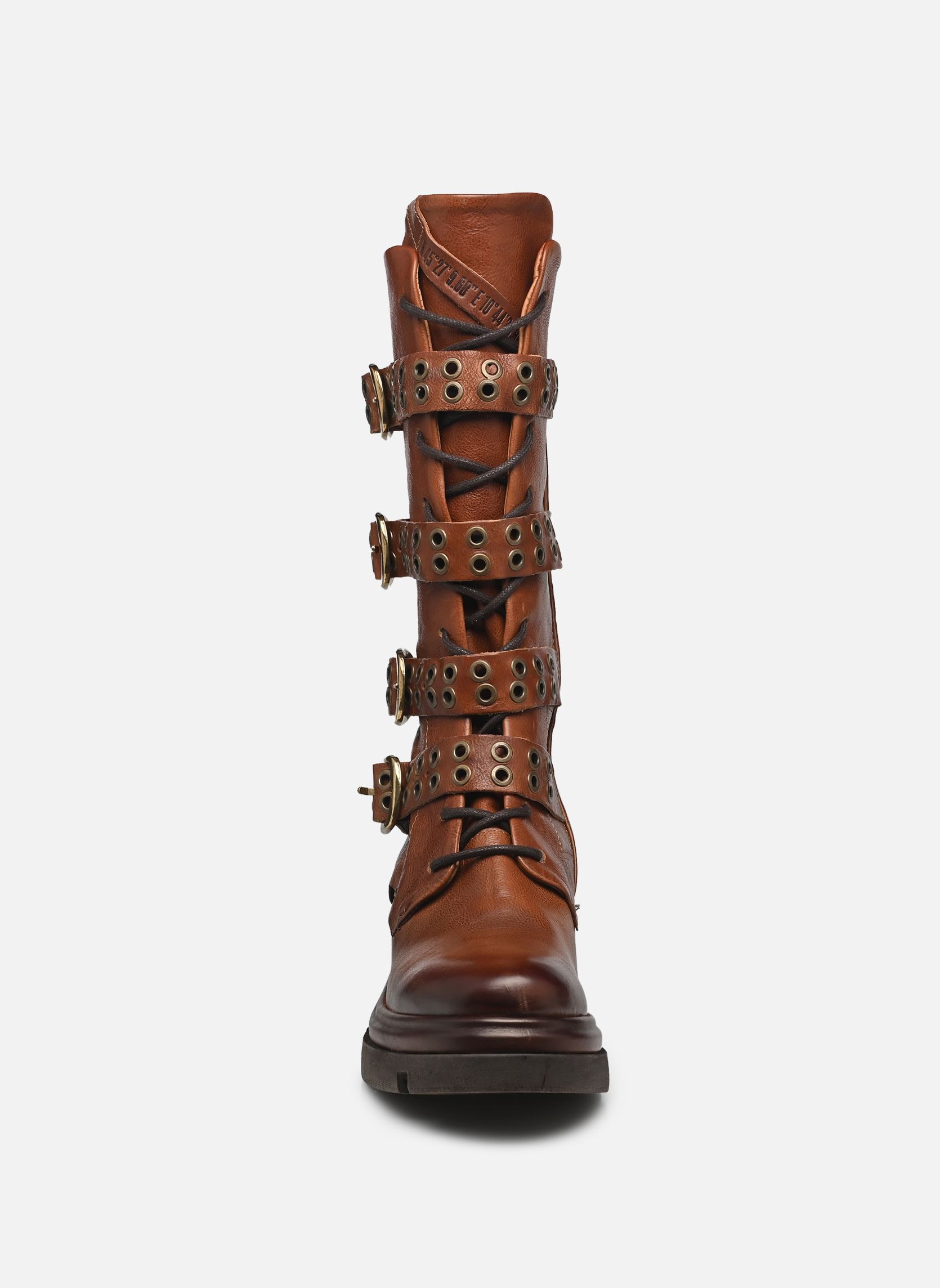 Bottines motardes A89321 femme marron AS98 Bottines motardes A89321 femme marron CALVADOS