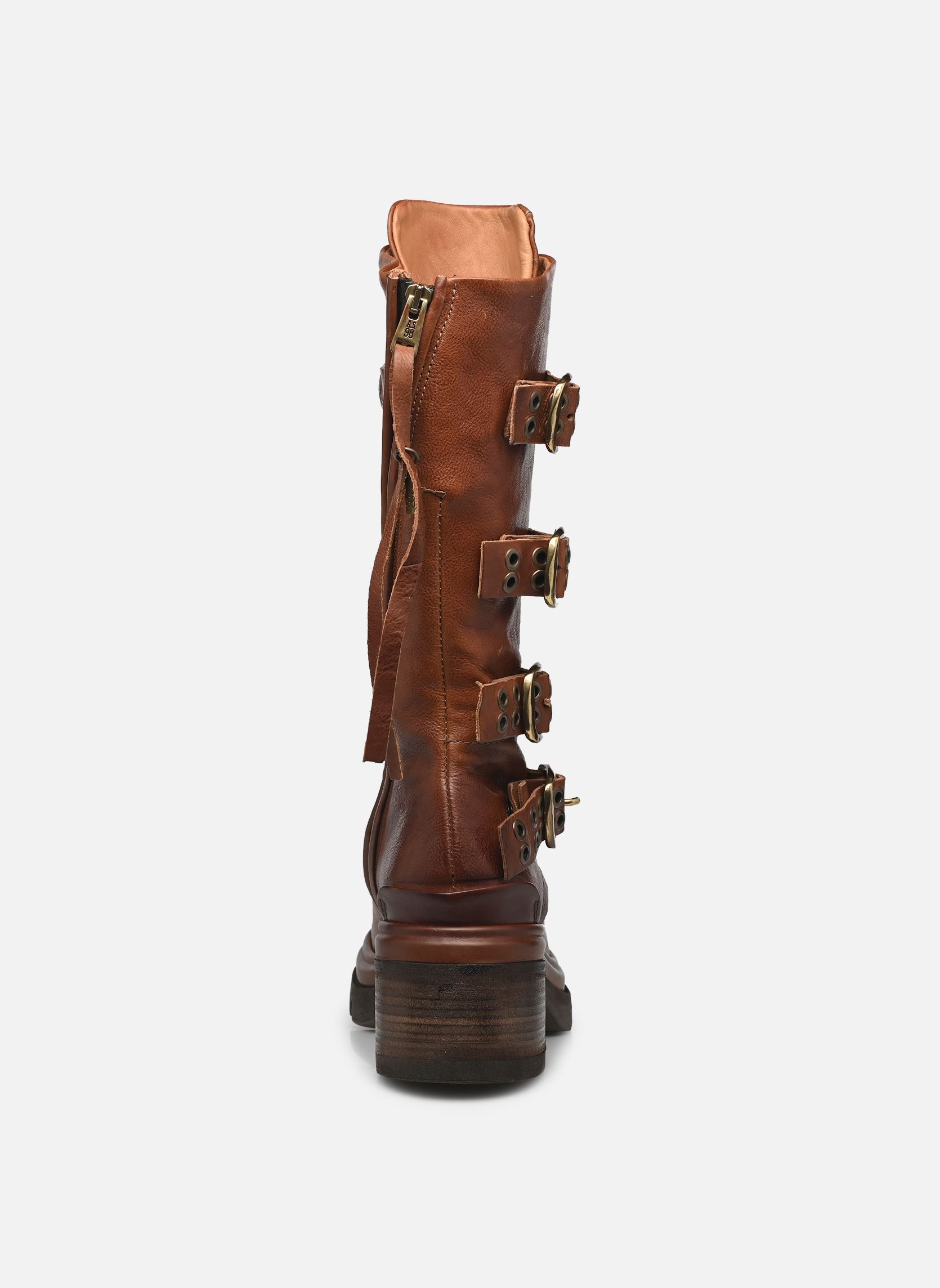Bottines motardes A89321 femme marron AS98 Bottines motardes A89321 femme marron CALVADOS