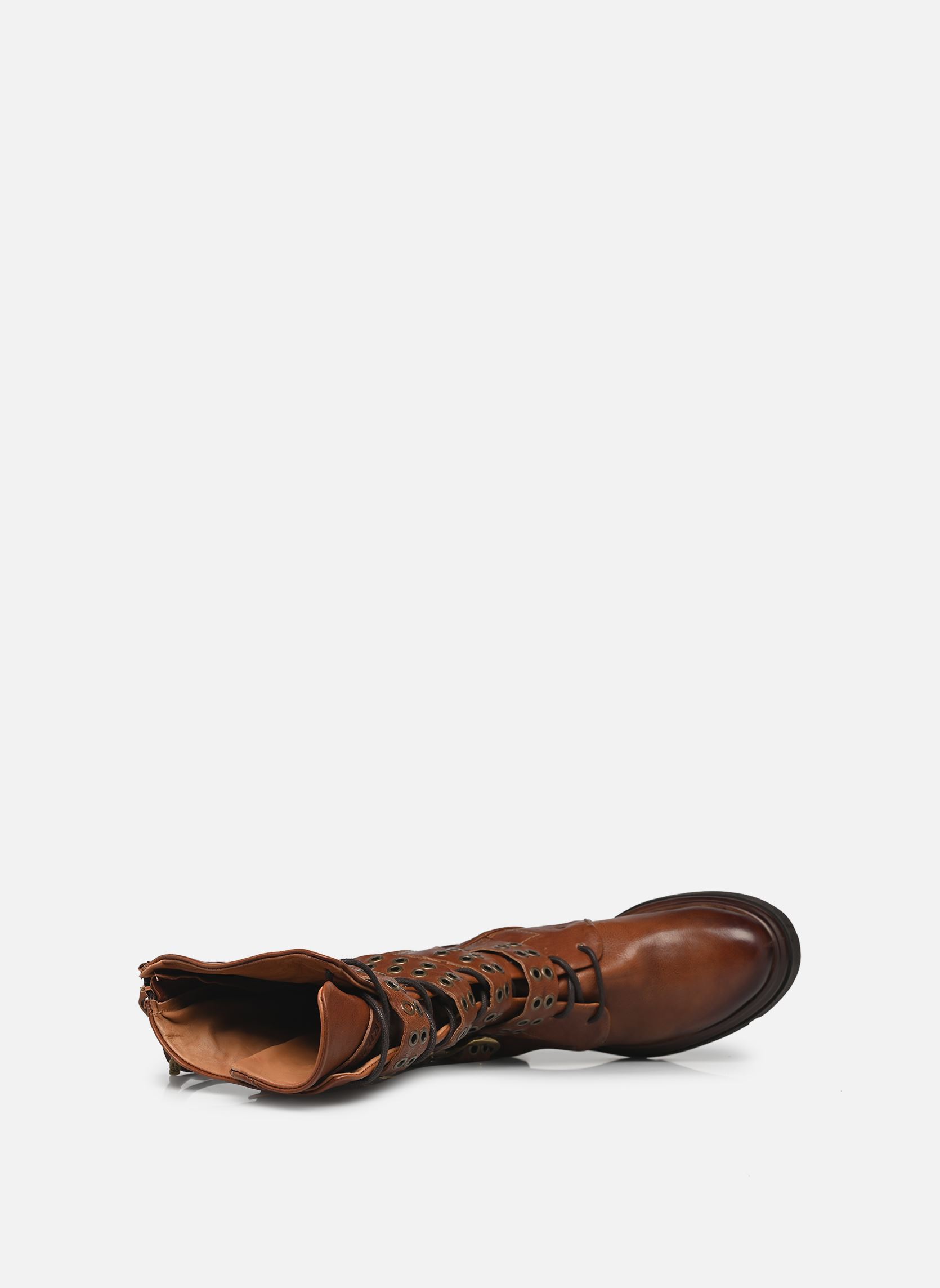 Bottines motardes A89321 femme marron AS98 Bottines motardes A89321 femme marron CALVADOS