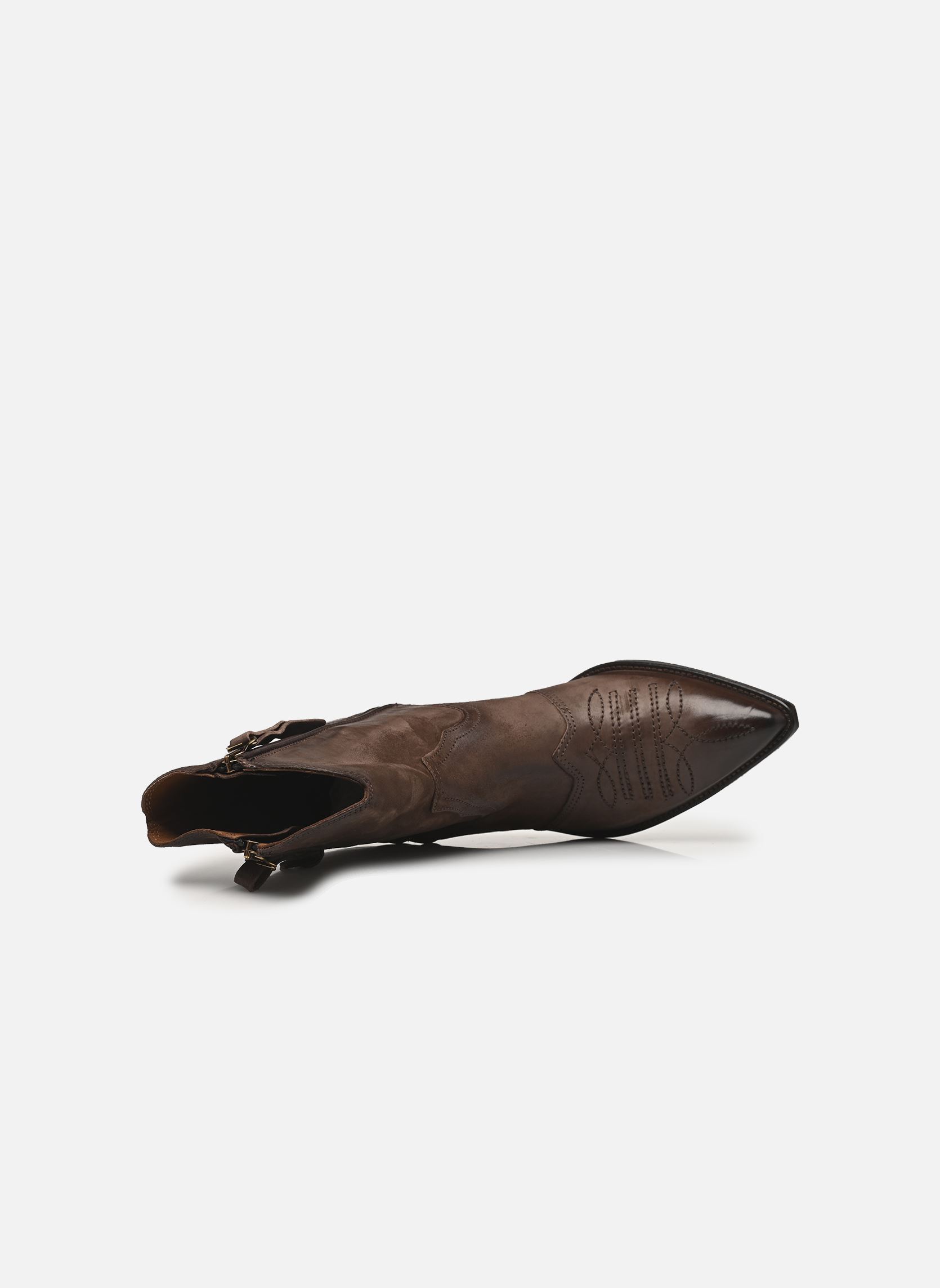 Bottines santiags B84205 femme marron AS98 Bottines santiags B84205 femme marron EBANO