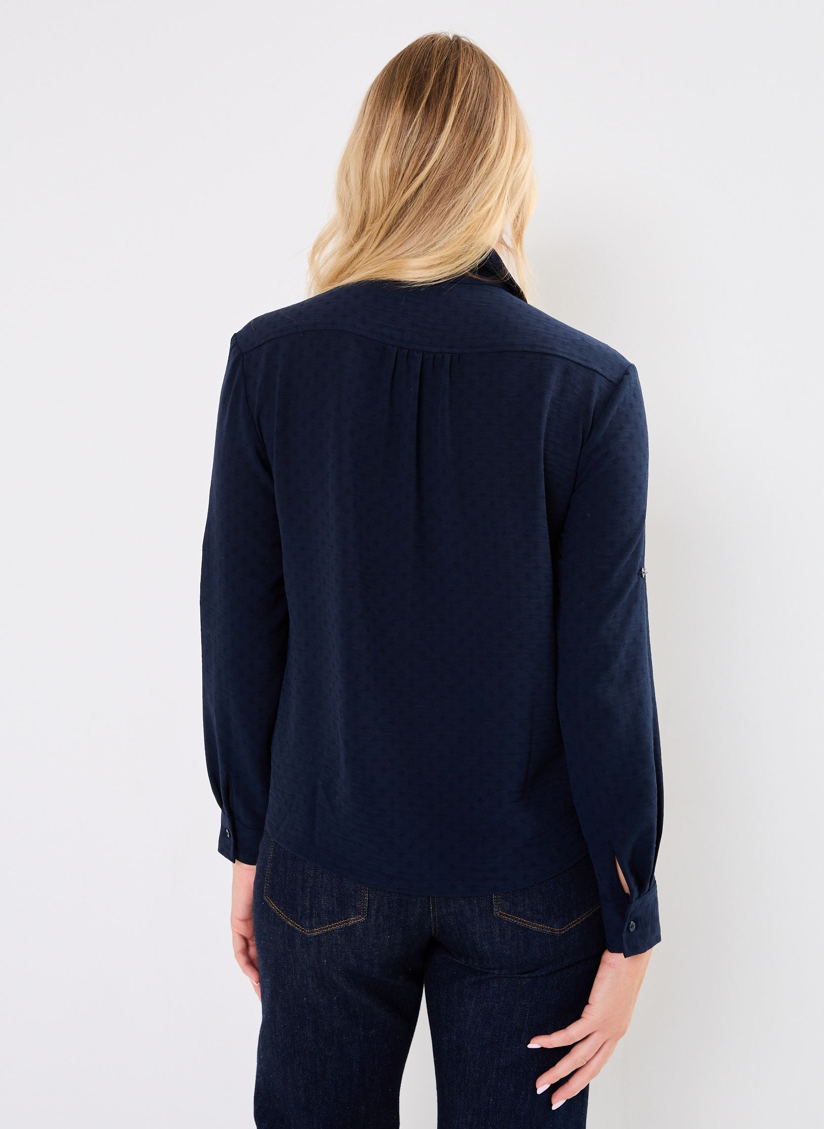 Chemises manches longues NEWDOBBUNIE femme bleu Cache Cache Chemises manches longues NEWDOBBUNIE femme bleu NAVY BLAZER