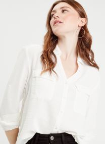 Chemises manches longues NEWDOBBUNIE femme blanc Cache Cache Chemises manches longues NEWDOBBUNIE femme blanc CLOUD DANCER