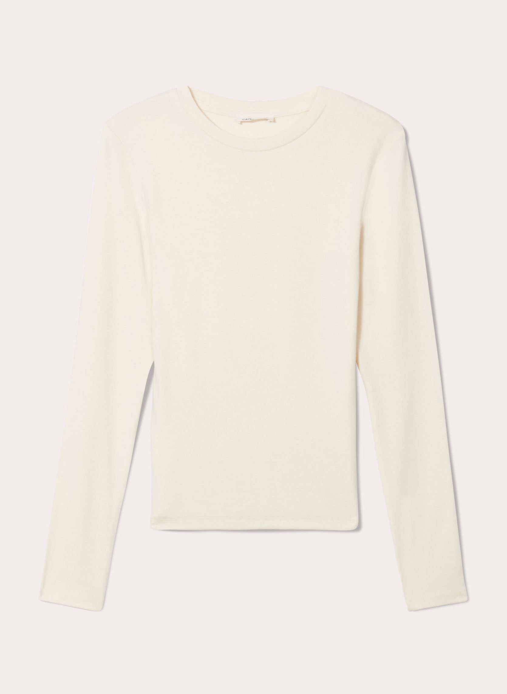 Tee-shirts manches longues LJCOT femme blanc Cache Cache Tee-shirts manches longues LJCOT femme blanc ANTIQUE WHITE