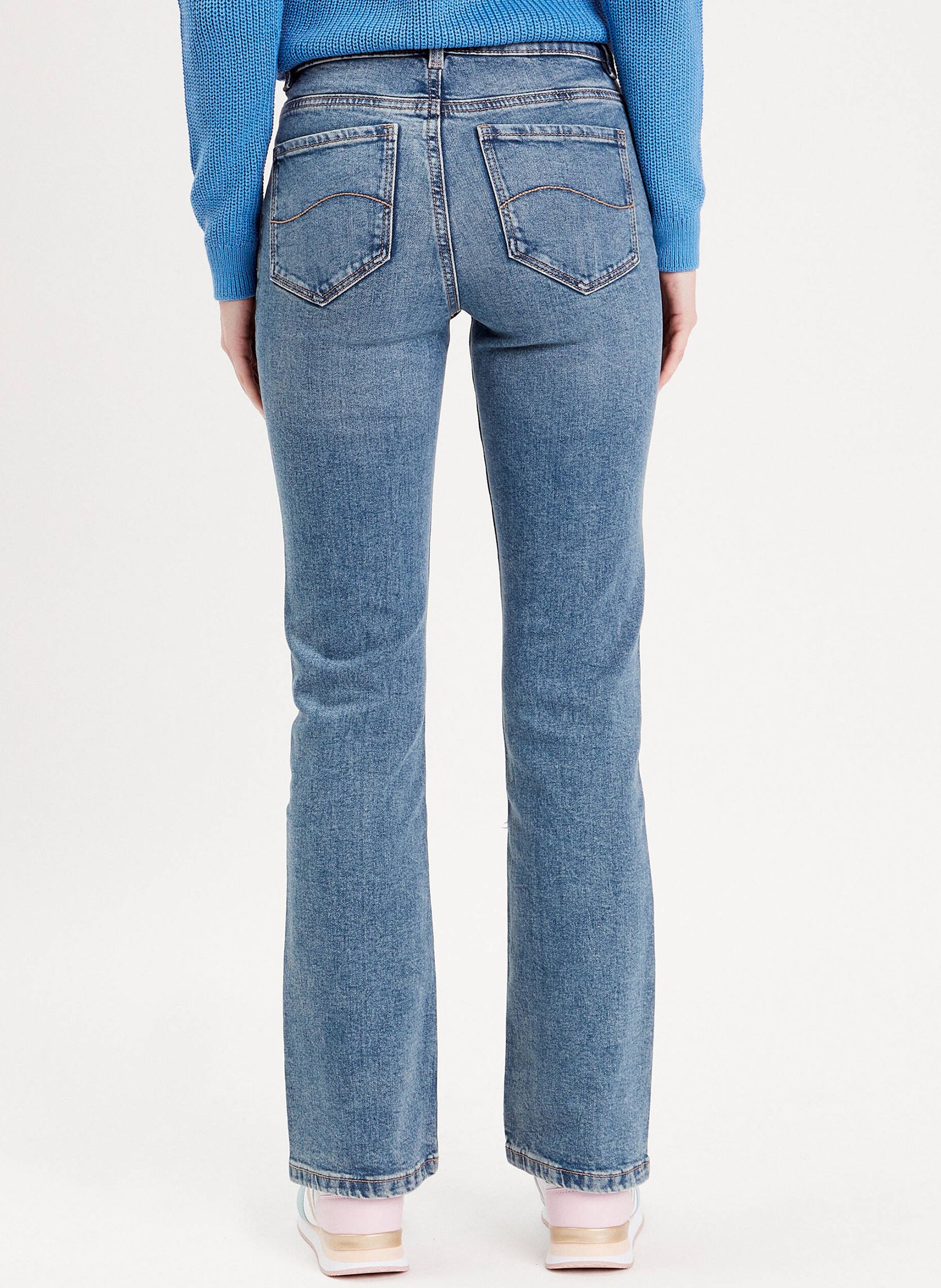 Flared Jeans MALNO-NEW damen blau Cache Cache Flared Jeans MALNO-NEW damen blau DENIM DOUBLE STONE
