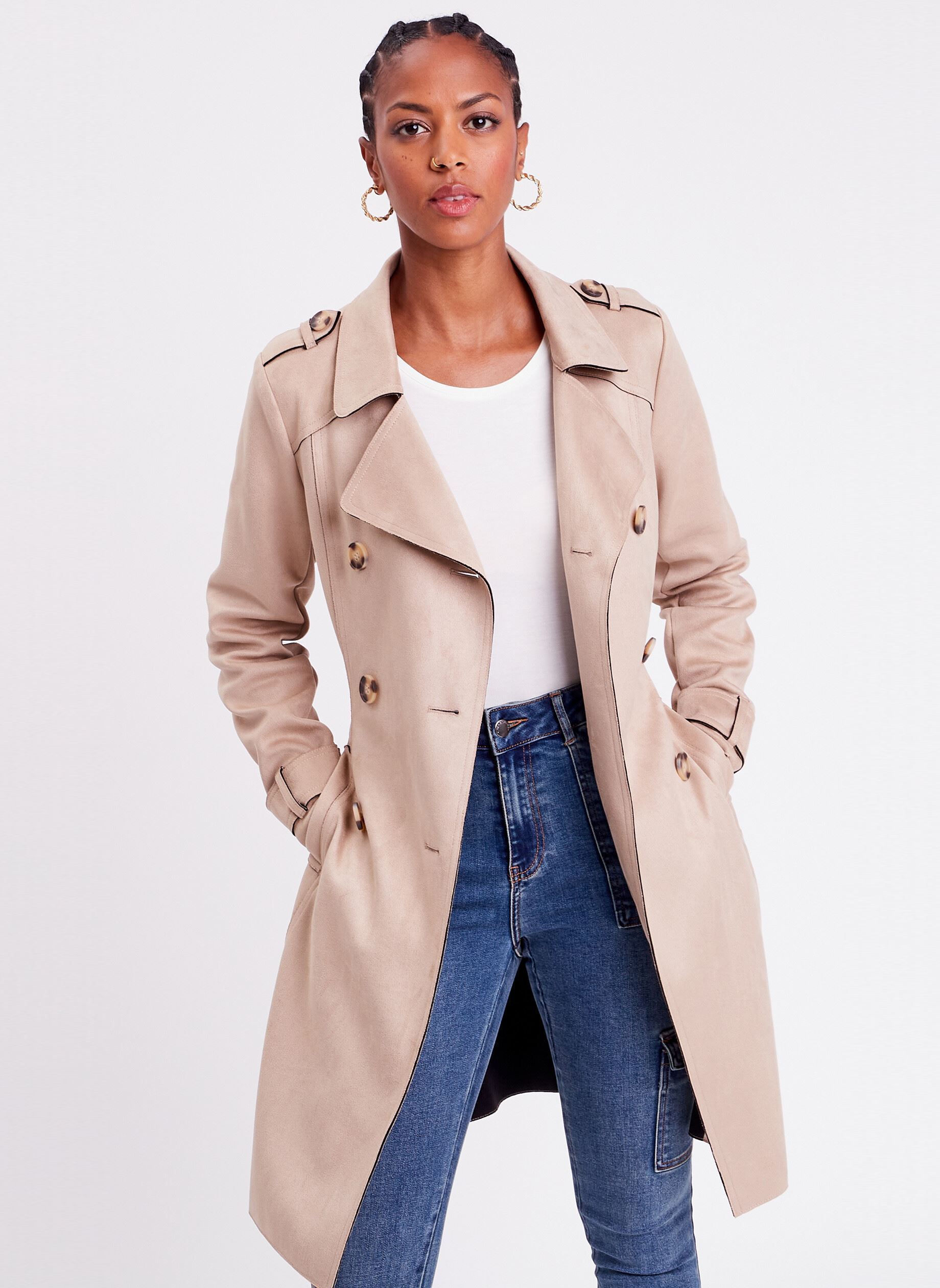 Trench Beige Femme Cache Cache Cache Trench Coat Cache Cache