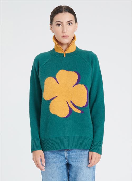 Studio Cashmere8 Pulls ZAYA 10 femme vert