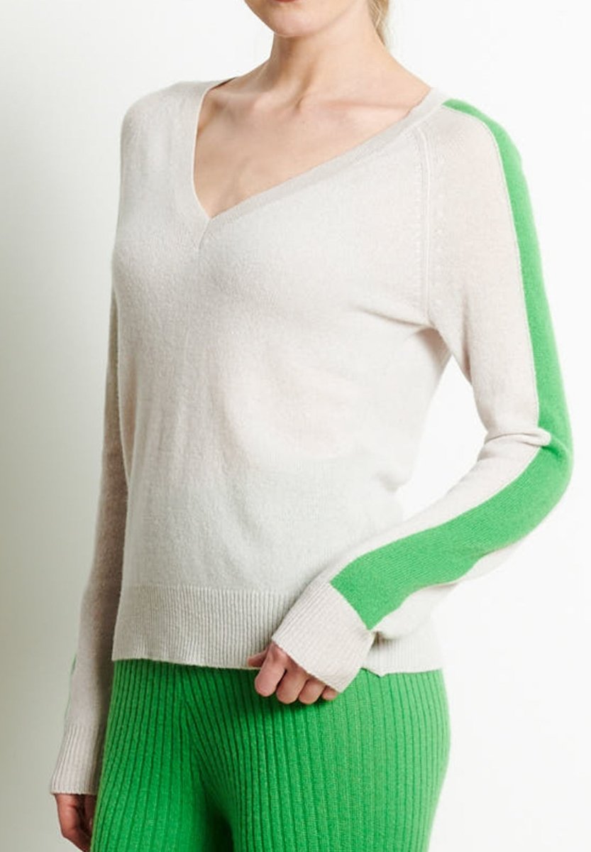 Pull à col zippé en coton alvéolé – Gris clair | Charles