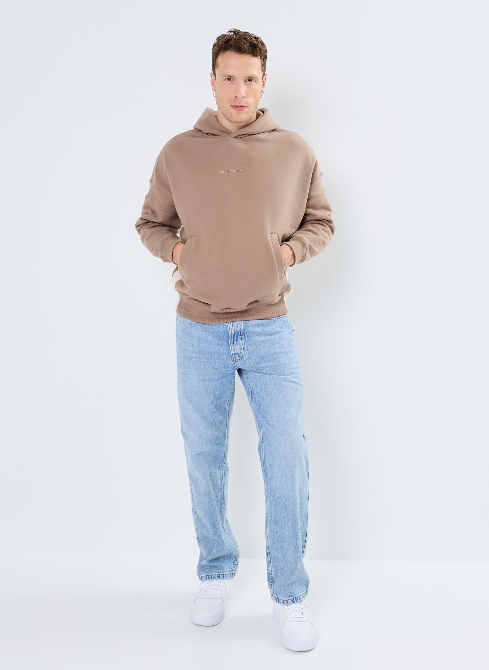 Sweats Austen Sweat Capuche-Unisexe M homme beige Gertrude Sweats Austen Sweat Capuche-Unisexe M homme beige TAUPE/BEIGE