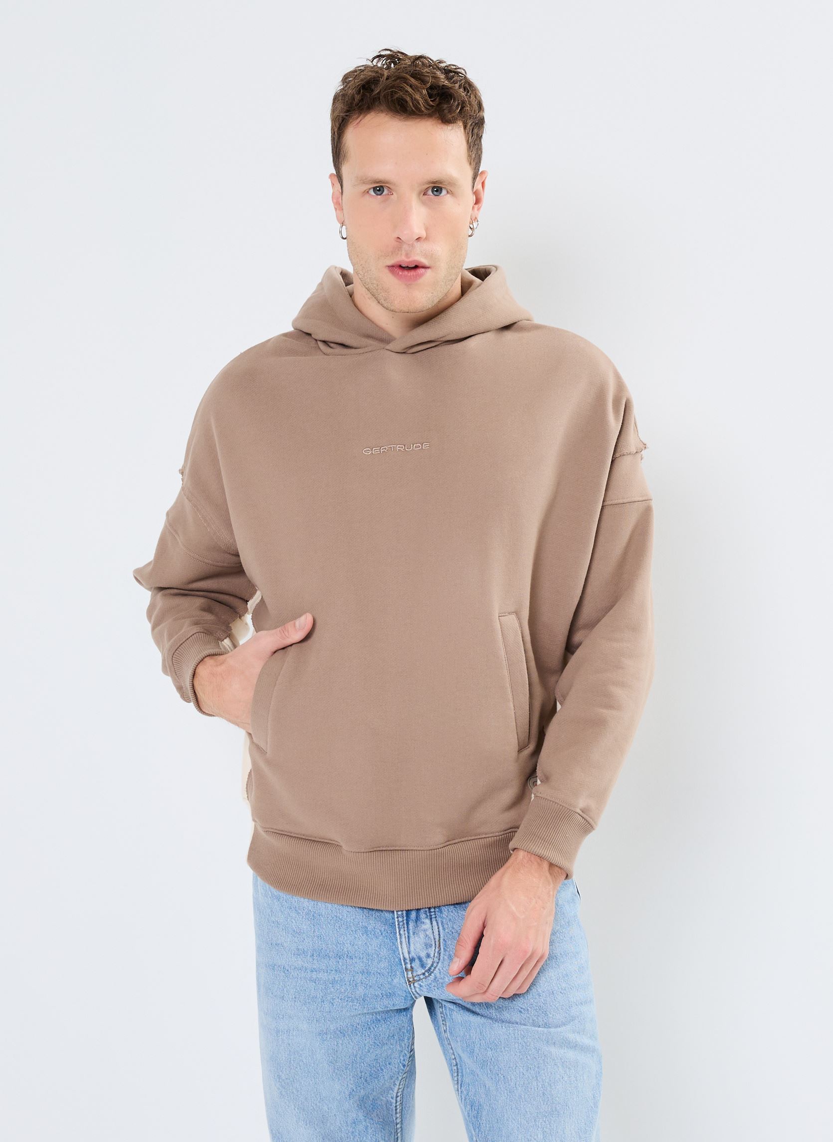 Sweats Austen Sweat Capuche-Unisexe M homme beige Gertrude Sweats Austen Sweat Capuche-Unisexe M homme beige TAUPE/BEIGE