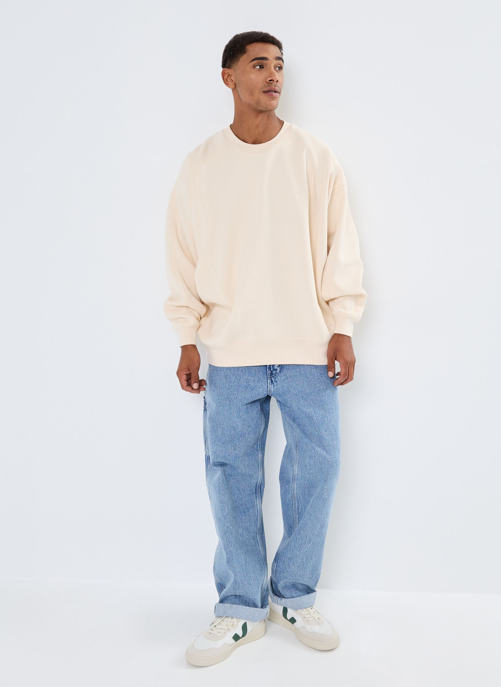 Sweatshirts Ilona sweat col rond-Unisexe M heren beige Gertrude Sweatshirts Ilona sweat col rond-Unisexe M heren beige BEIGE