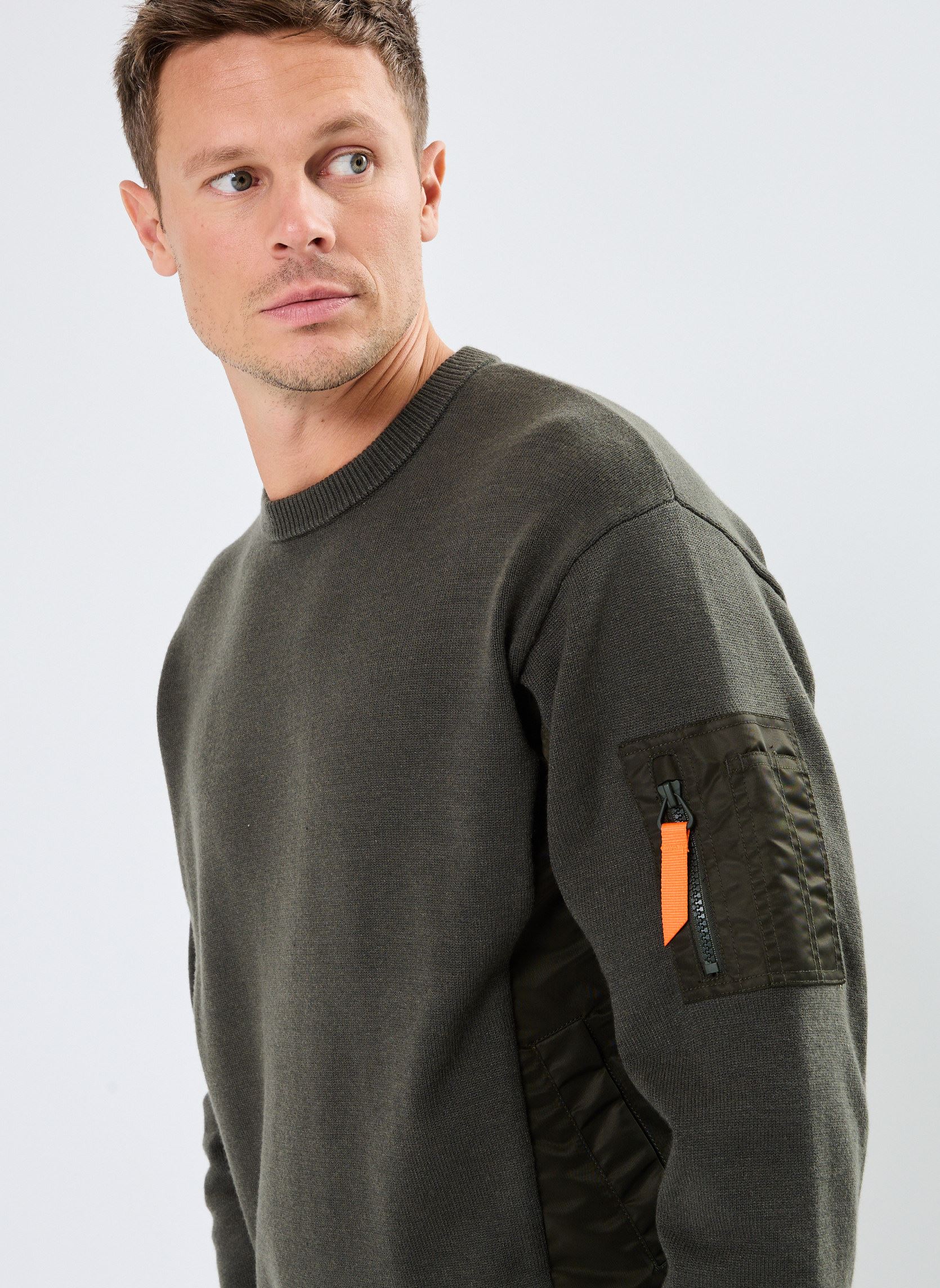 Sweats Aldo Pull Col rond homme vert Gertrude Sweats Aldo Pull Col rond homme vert KAKI