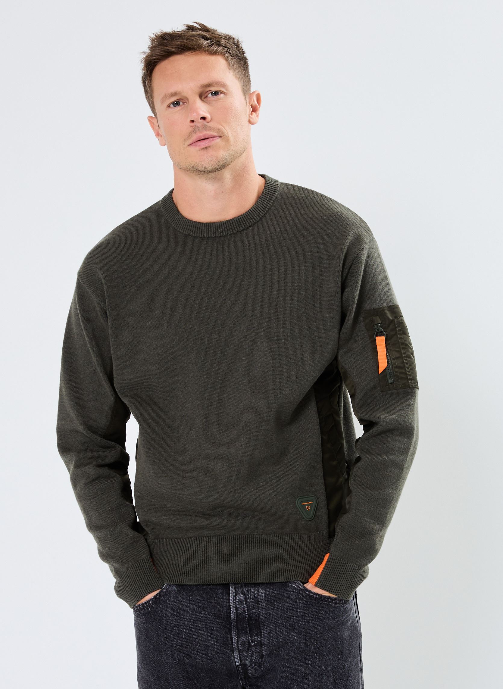 Sweats Aldo Pull Col rond homme vert Gertrude Sweats Aldo Pull Col rond homme vert KAKI