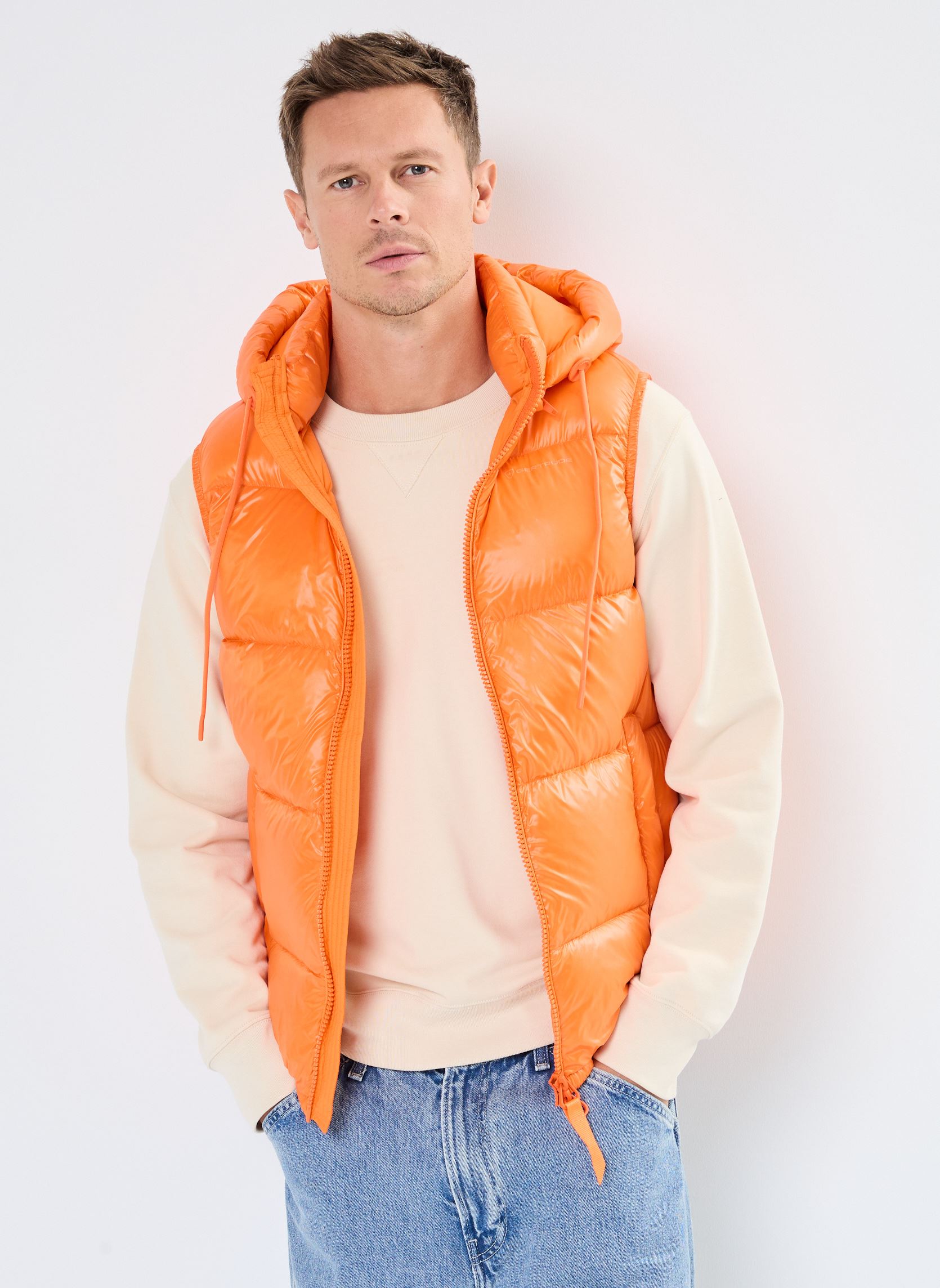 Chaquetas sin mangas Cesar Doudoune Sans Manche hombre naranja Gertrude Chaquetas sin mangas Cesar Doudoune Sans Manche hombre naranja ORANGE