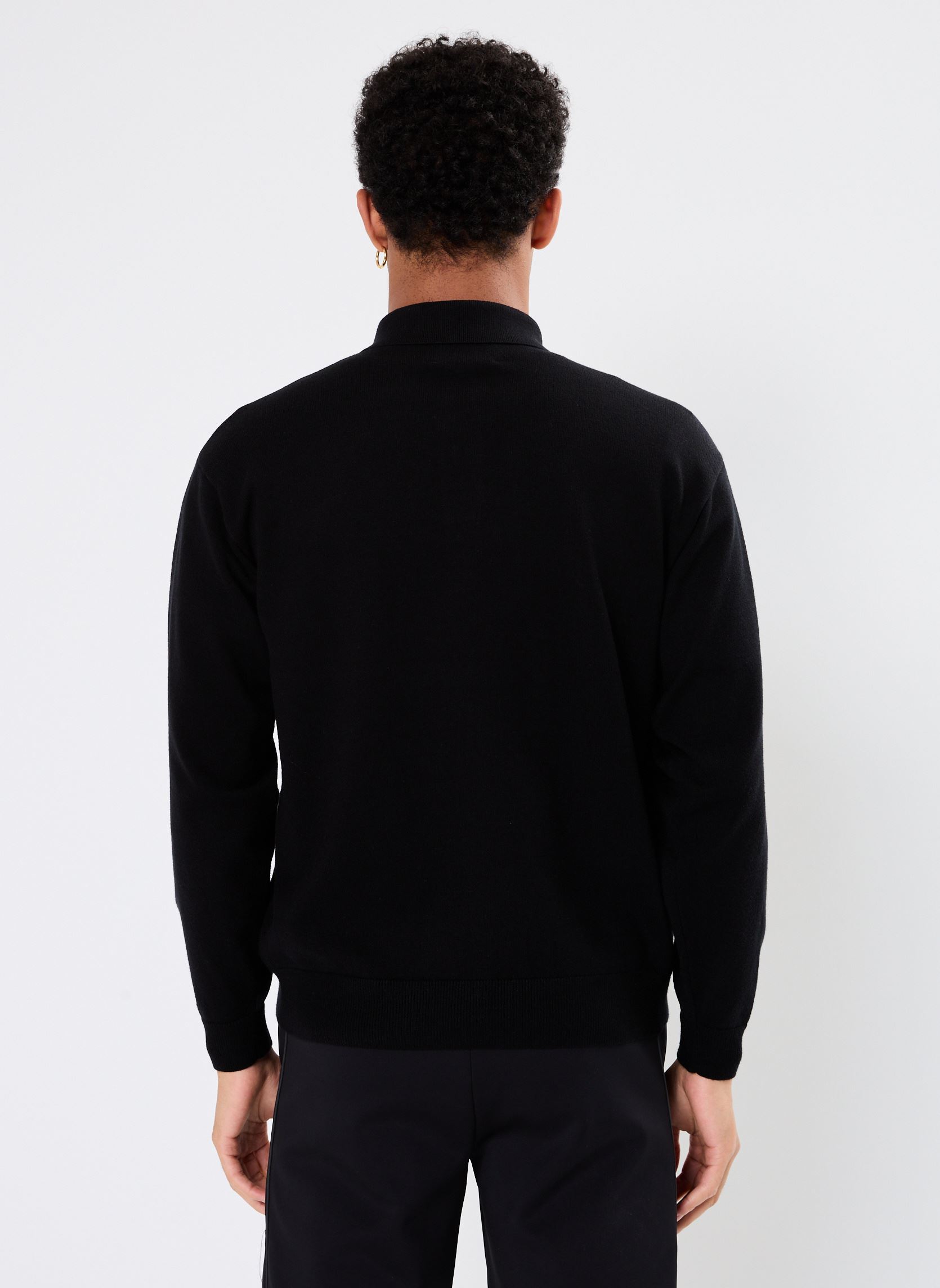 Pullover Gareth Polo Manche Longue herren schwarz Gertrude Pullover Gareth Polo Manche Longue herren schwarz BLACK