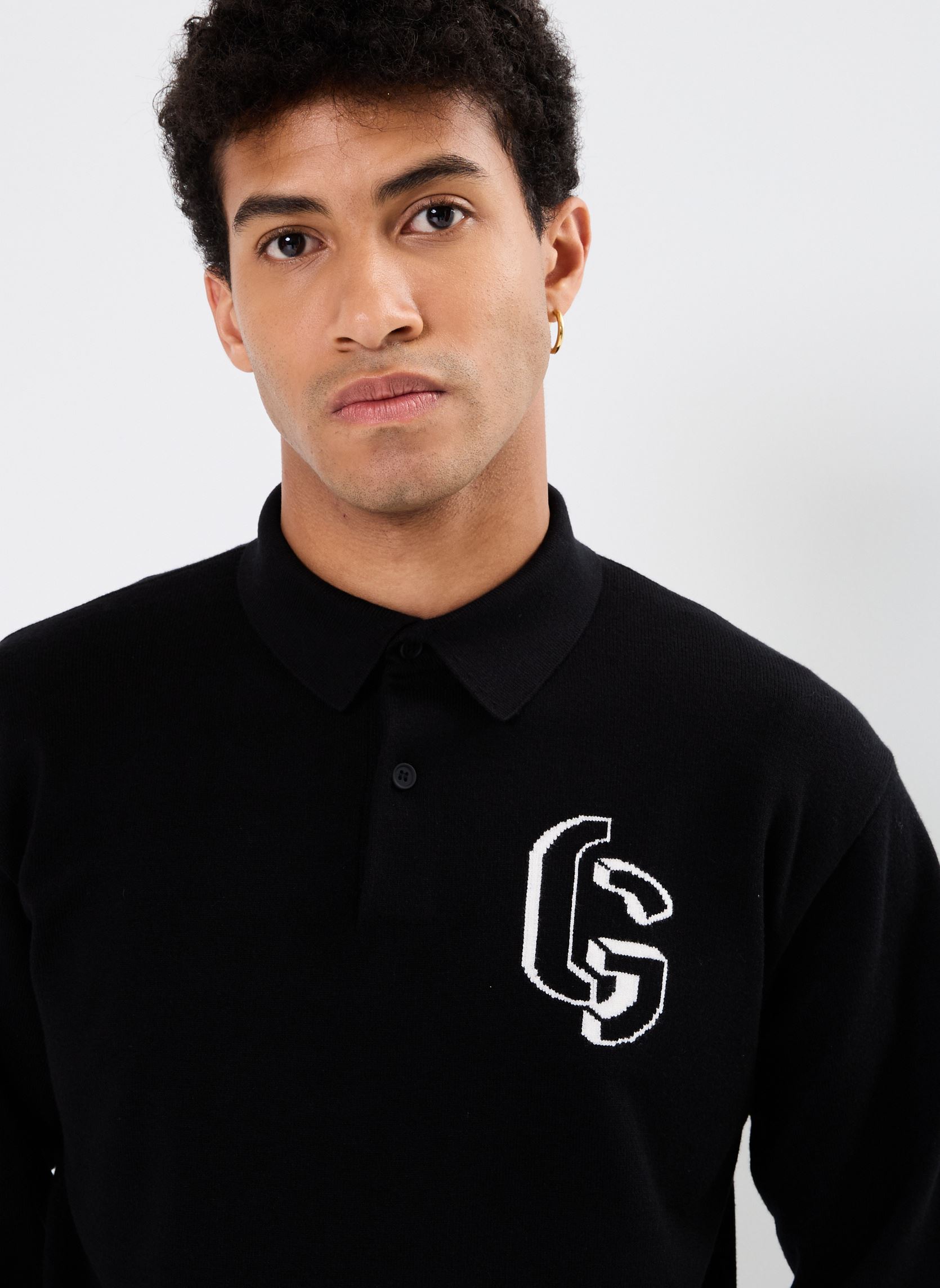 Pullover Gareth Polo Manche Longue herren schwarz Gertrude Pullover Gareth Polo Manche Longue herren schwarz BLACK