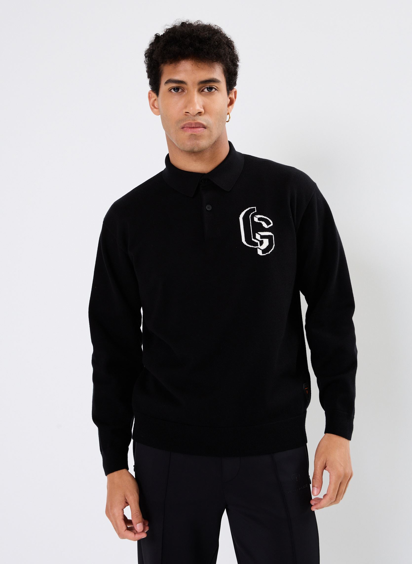 Pullover Gareth Polo Manche Longue herren schwarz Gertrude Pullover Gareth Polo Manche Longue herren schwarz BLACK