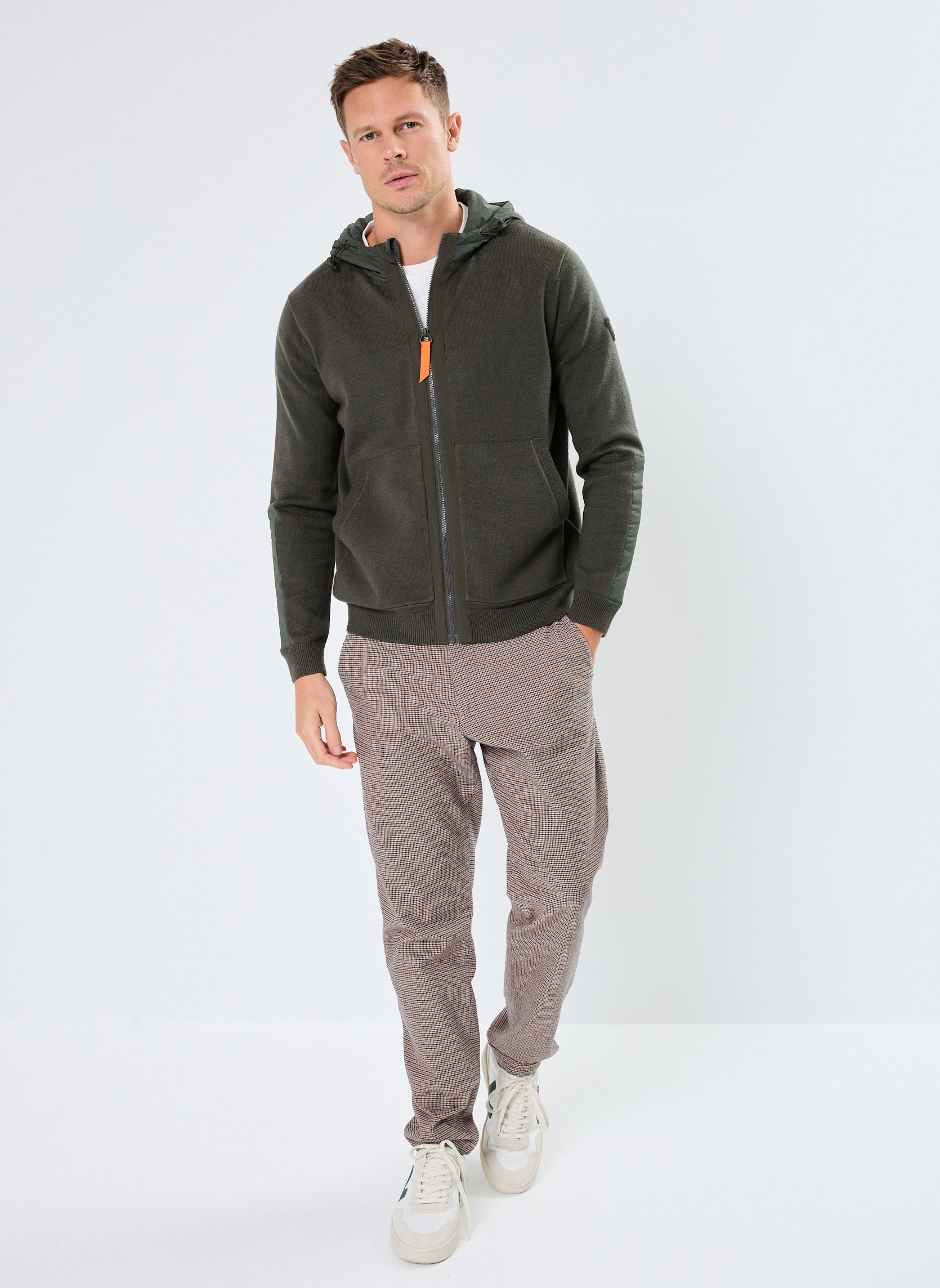 Windbreaker / Windjacken Ken Gilet Zipper herren grün Gertrude Windbreaker / Windjacken Ken Gilet Zipper herren grün KAKI