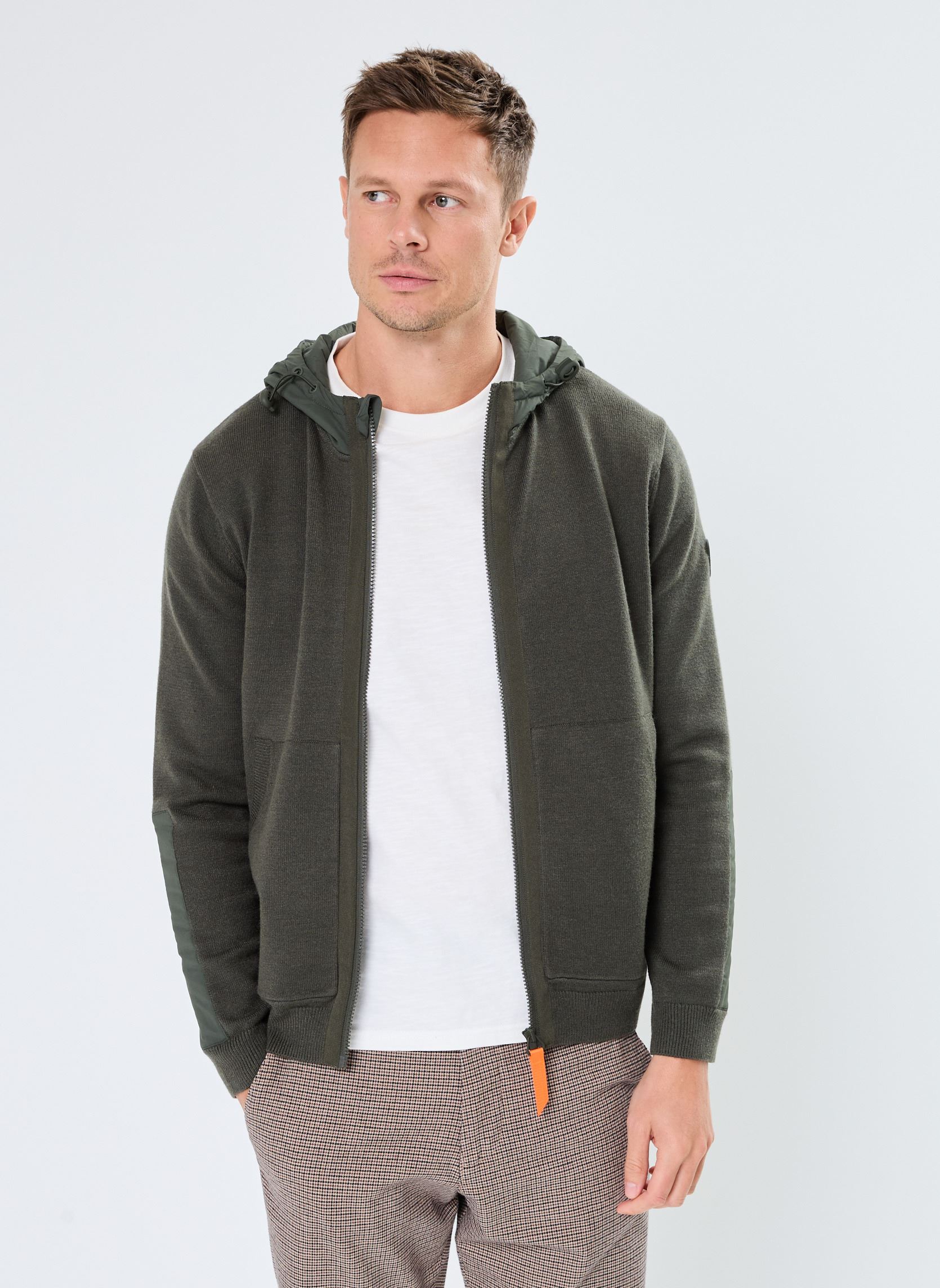 Windbreaker / Windjacken Ken Gilet Zipper herren grün Gertrude Windbreaker / Windjacken Ken Gilet Zipper herren grün KAKI