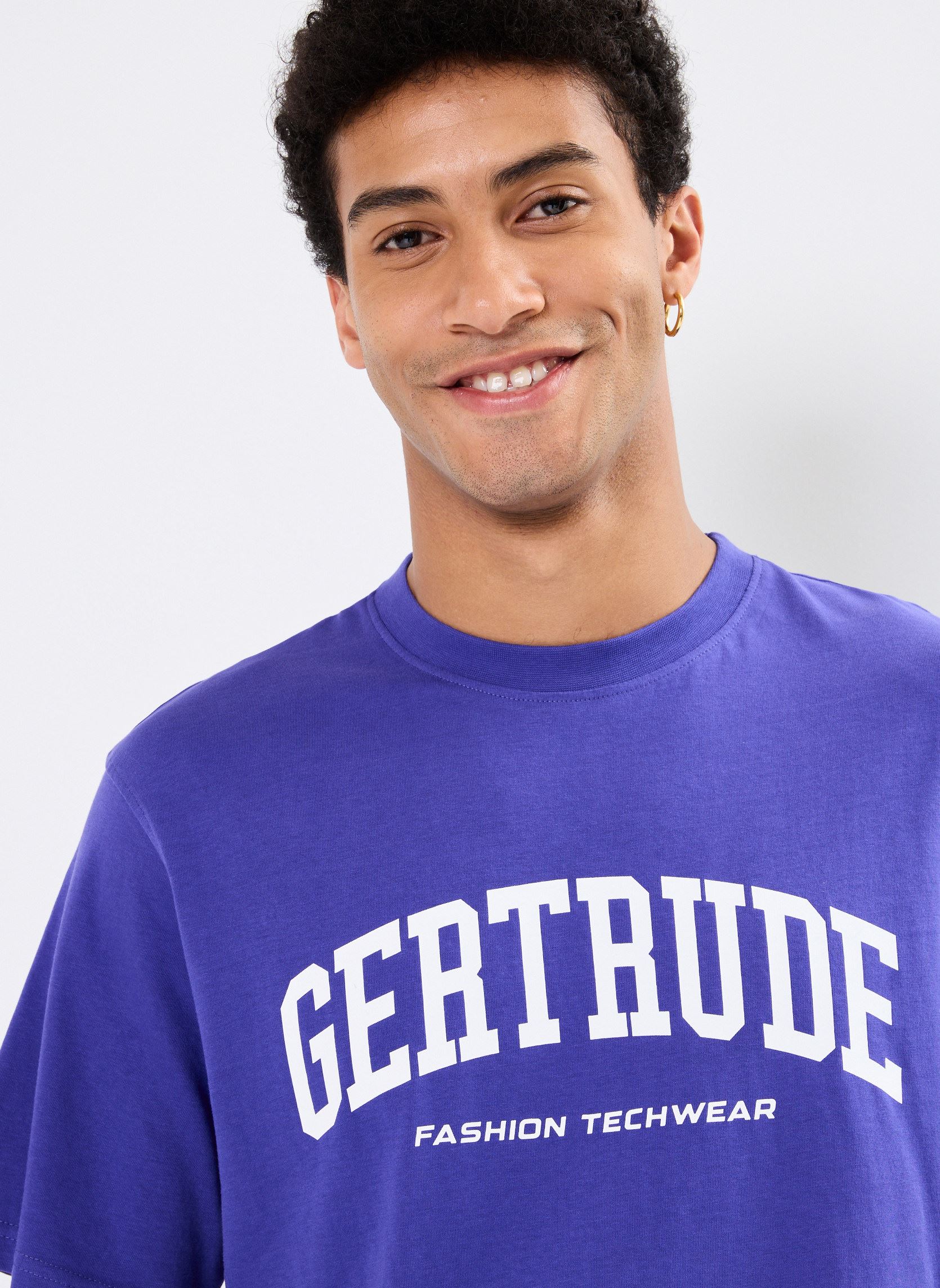 T-shirt a maniche corte Leonce College Tee-Shirt Manches Courtes uomo blu Gertrude T-shirt a maniche corte Leonce College Tee-Shirt Manches Courtes uomo blu PRUSSE