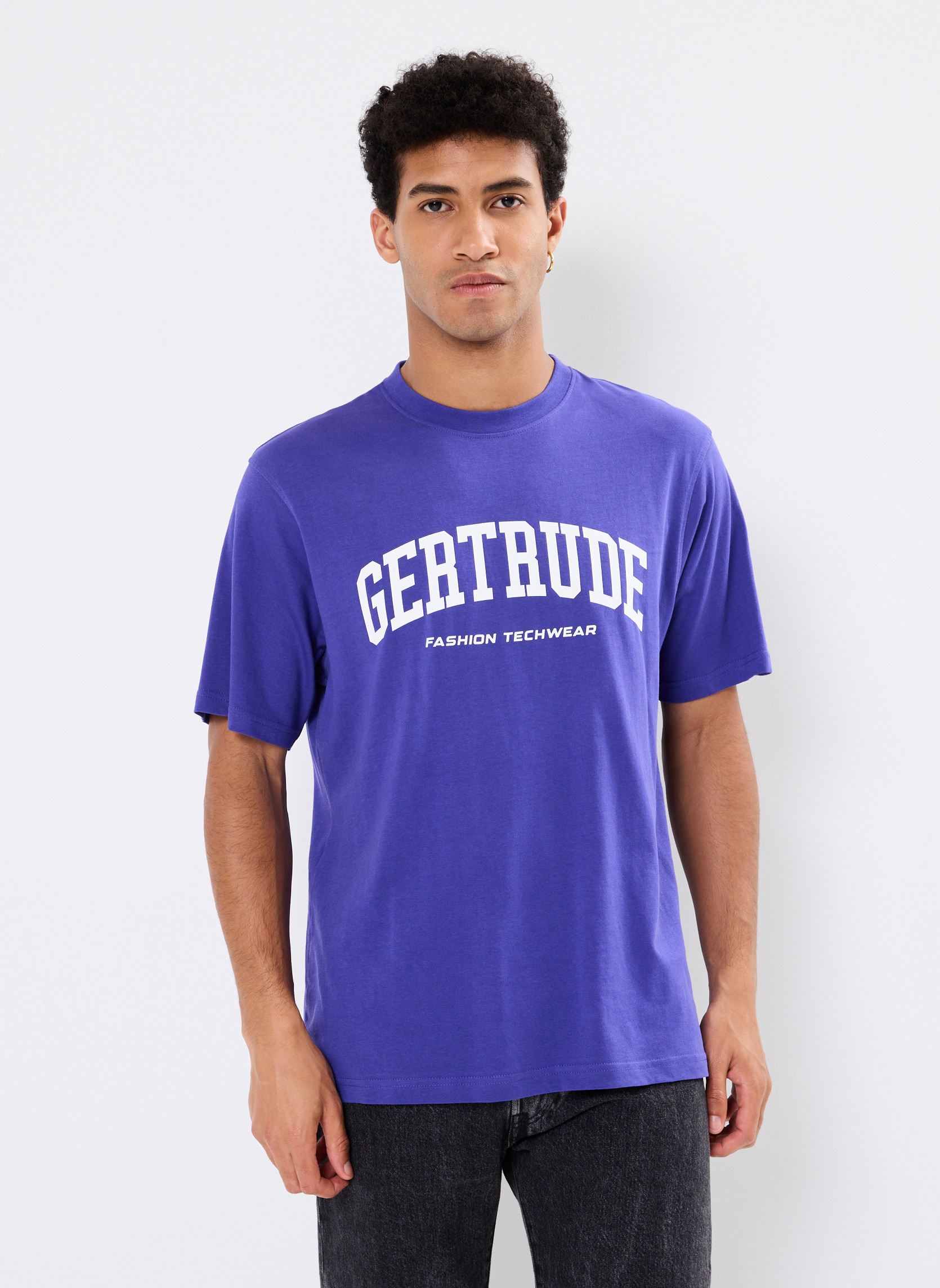 T-shirt a maniche corte Leonce College Tee-Shirt Manches Courtes uomo blu Gertrude T-shirt a maniche corte Leonce College Tee-Shirt Manches Courtes uomo blu PRUSSE