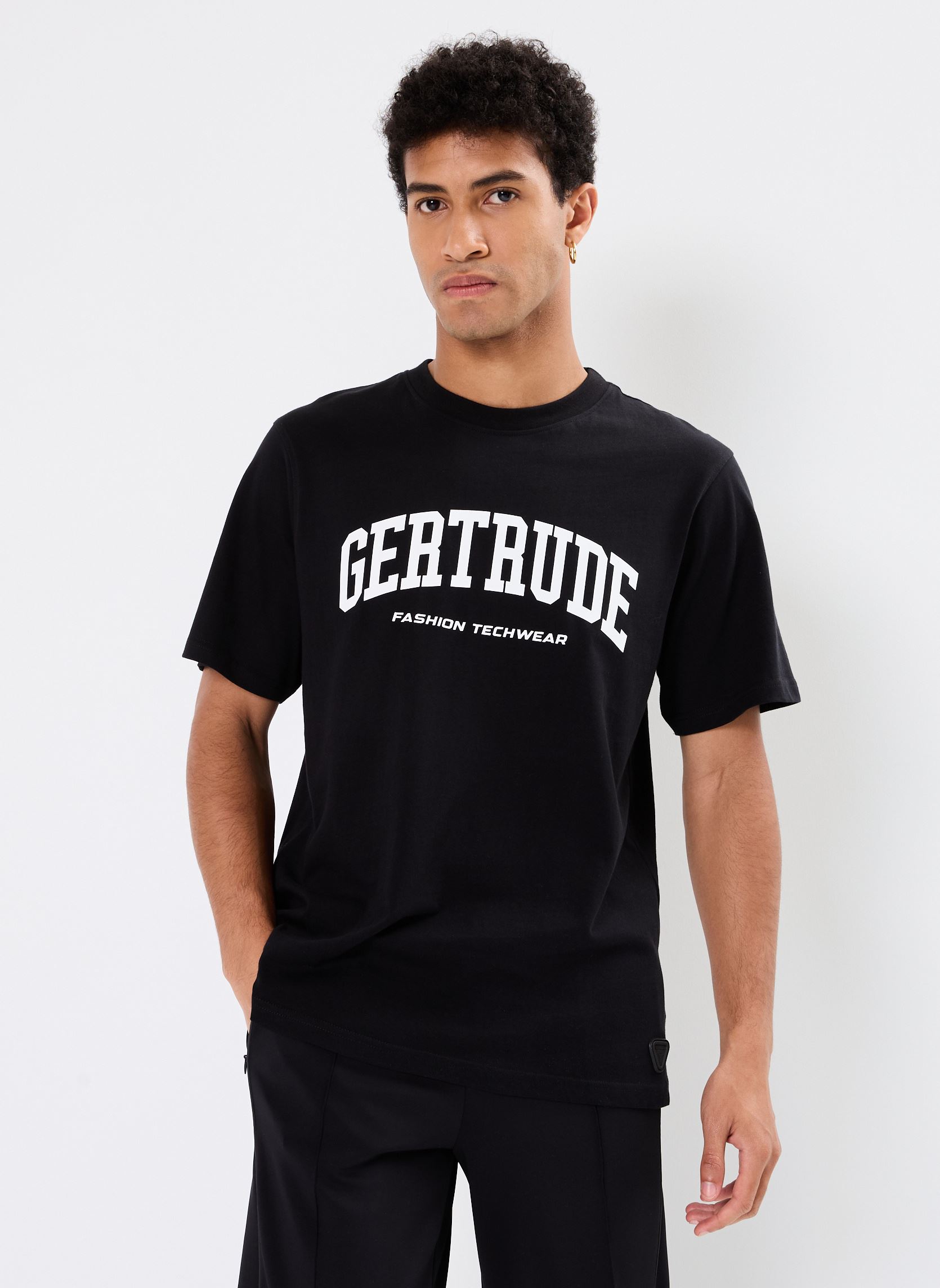 Kurzarm-T-Shirts Leonce College Tee-Shirt Manches Courtes herren schwarz Gertrude Kurzarm-T-Shirts Leonce College Tee-Shirt Manches Courtes herren schwarz BLACK