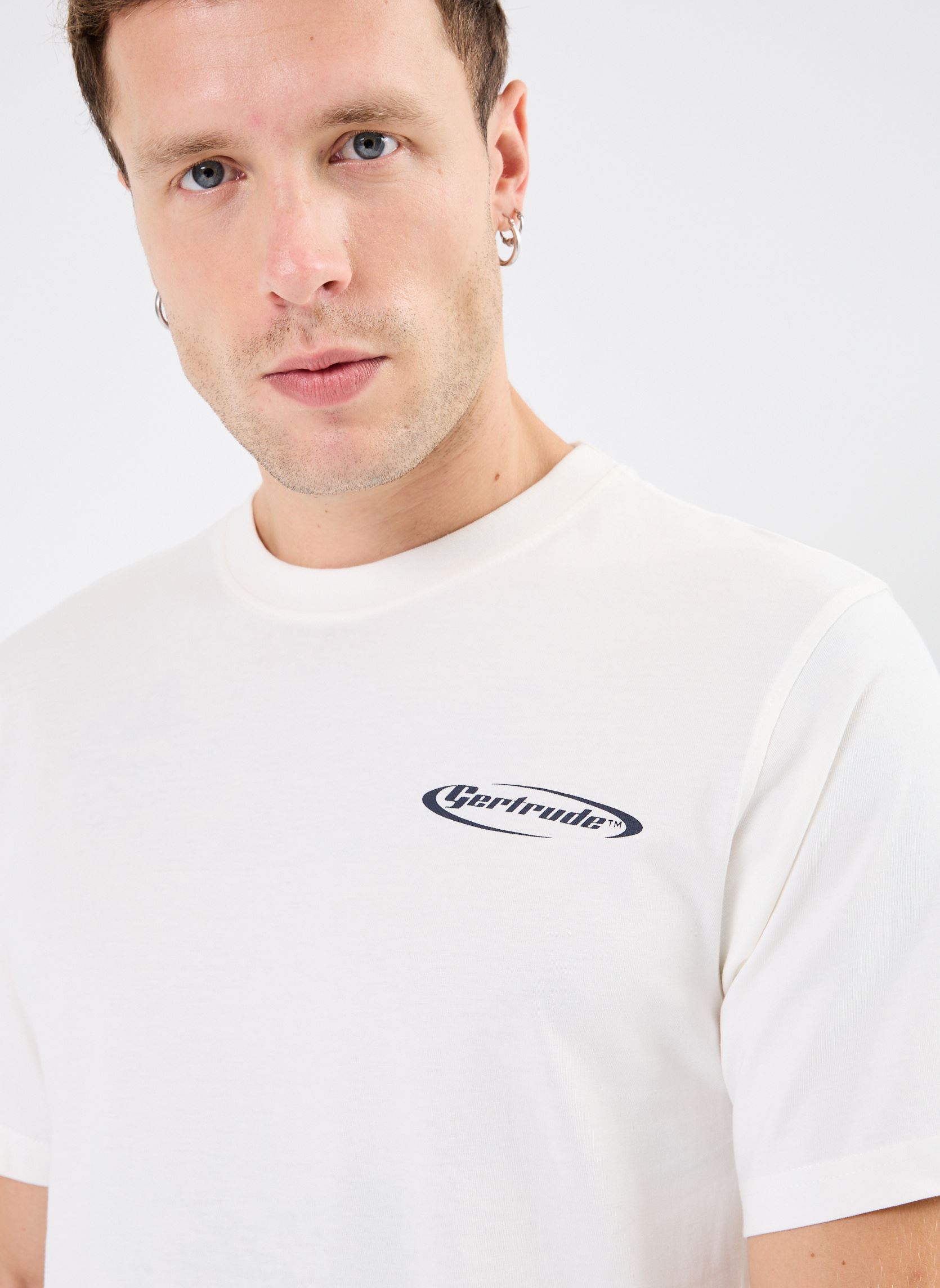 Tee-shirts manches courtes Leonce Flowers Tee-shirt Manches Courtes homme blanc Gertrude Tee-shirts manches courtes Leonce Flowers Tee-shirt Manches Courtes homme blanc OPTIC WHITE