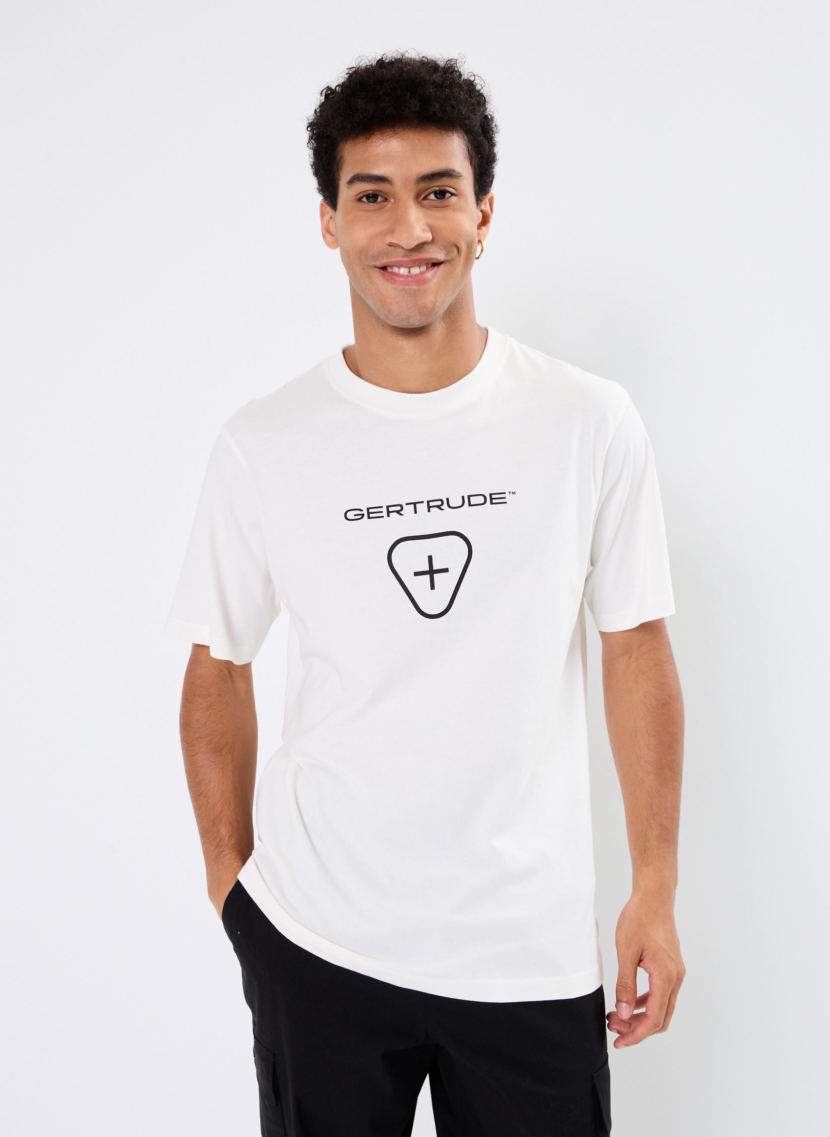 Tee-shirts manches courtes Leonce Logo Tee-shirt manches Courtes homme blanc Gertrude Tee-shirts manches courtes Leonce Logo Tee-shirt manches Courtes homme blanc OPTIC WHITE