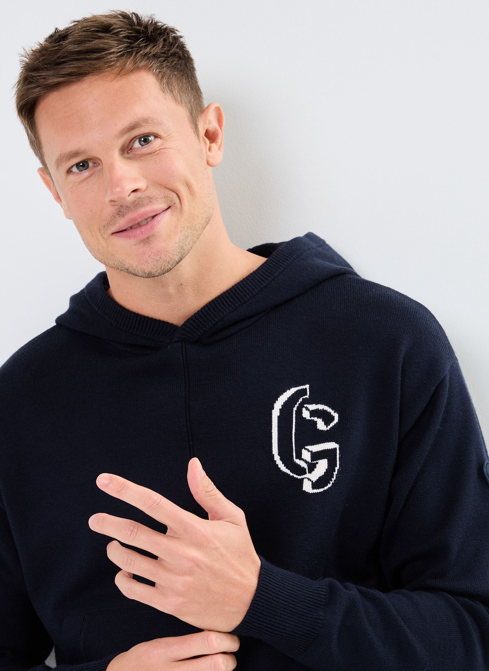 Pullover Philip Sweat Capuche herren blau Gertrude Pullover Philip Sweat Capuche herren blau NIGHT