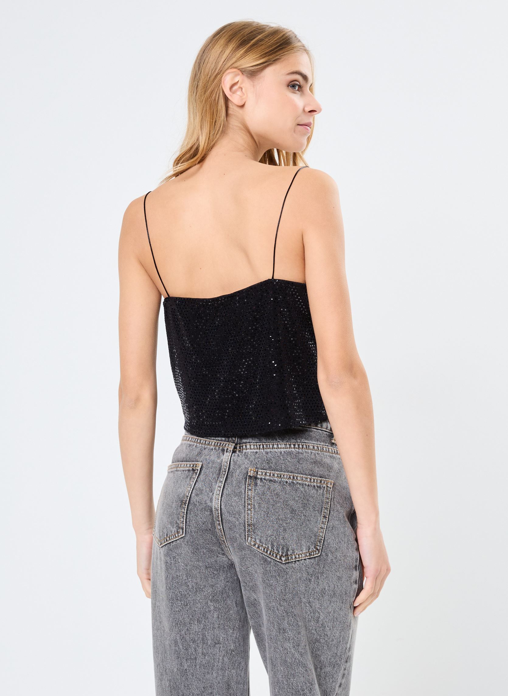 Tops DBRADISCO femme noir Cache Cache Tops DBRADISCO femme noir JET BLACK