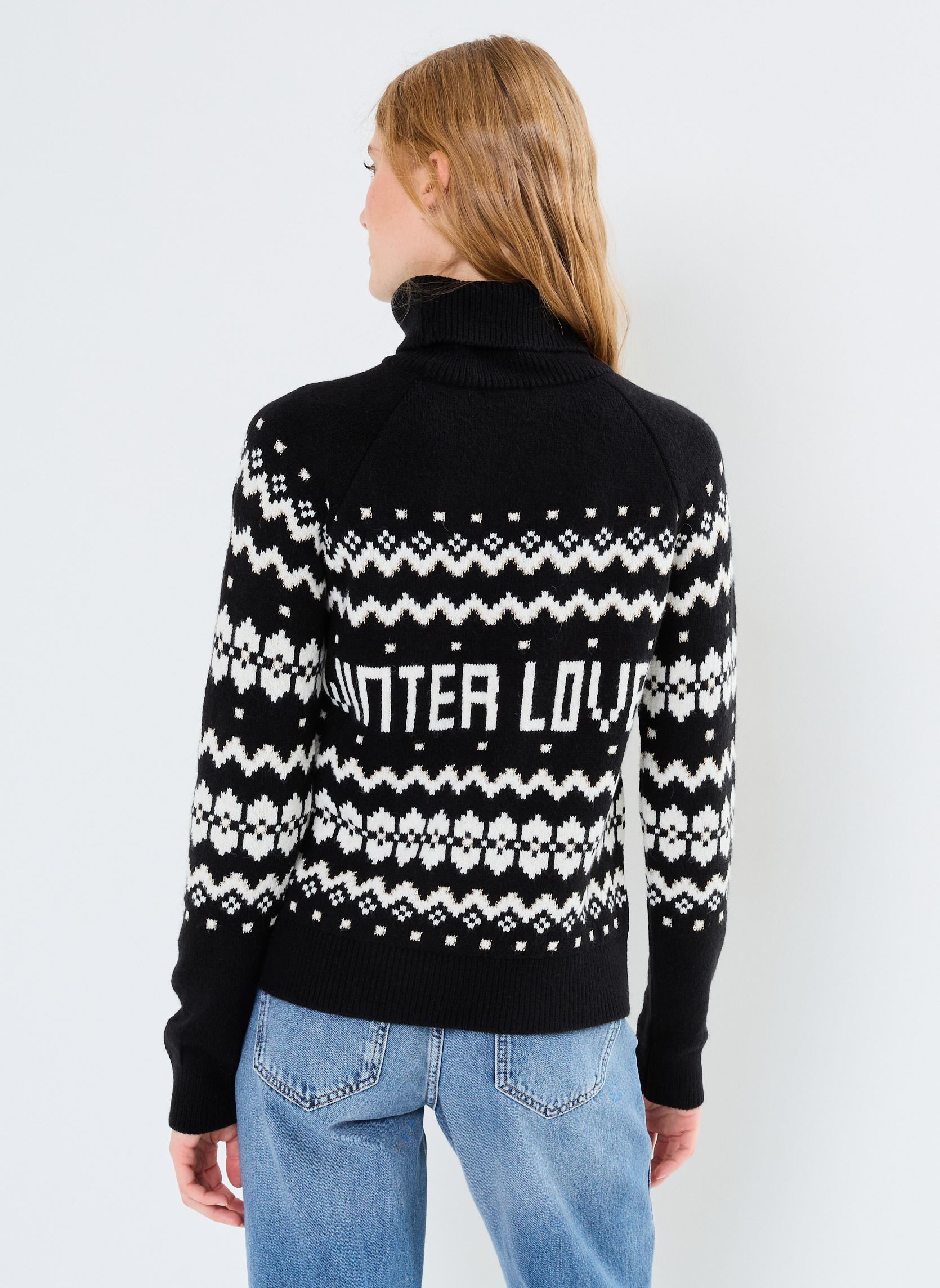 Truien PIXELPULROUL dames zwart Cache Cache Truien PIXELPULROUL dames zwart JET BLACK