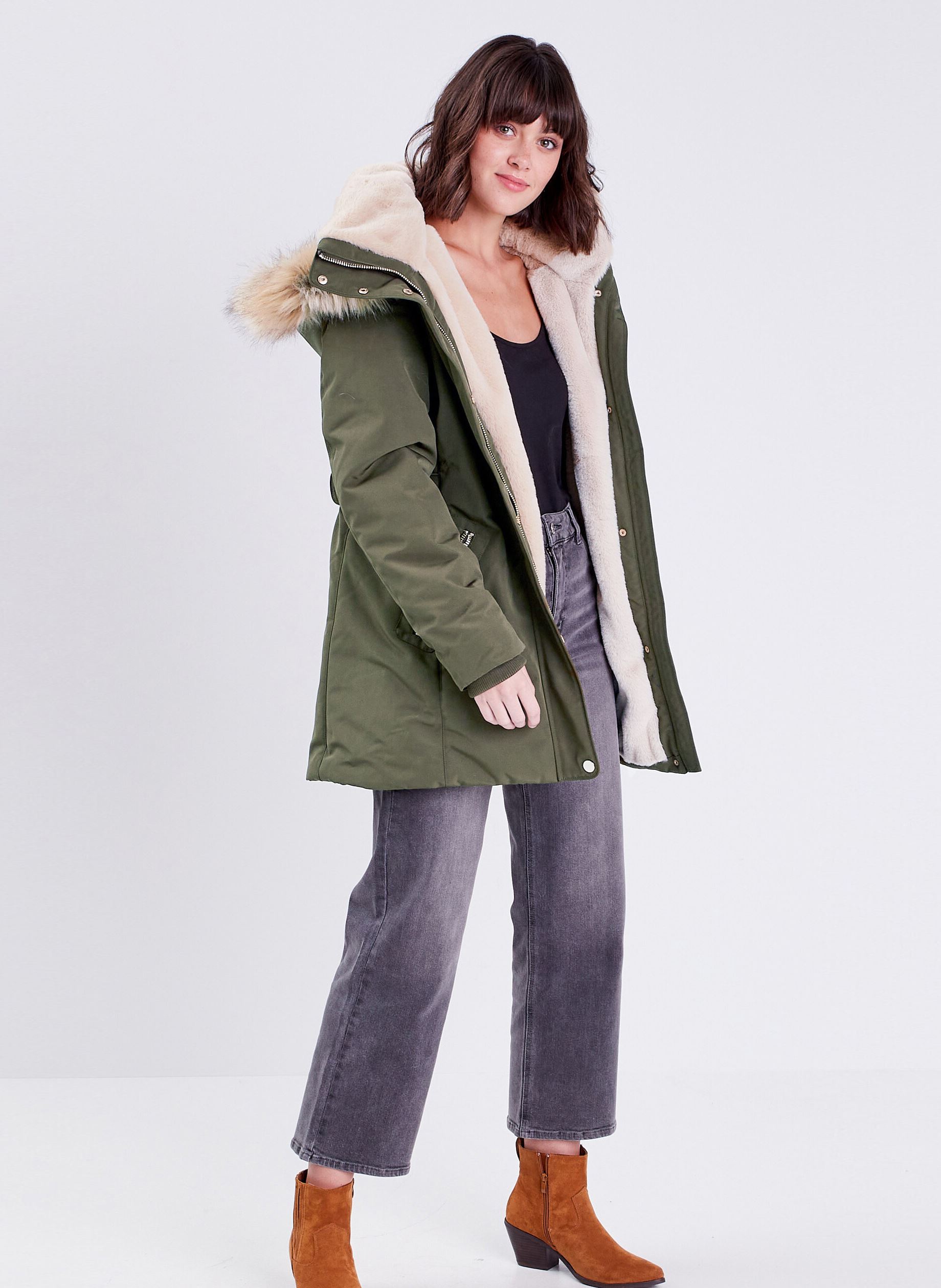Parkas BELPARKA femme vert Cache Cache Parkas BELPARKA femme vert IVY GREEN