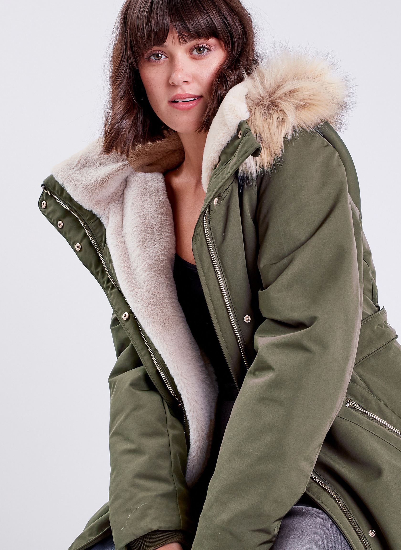 Parkas BELPARKA femme vert Cache Cache Parkas BELPARKA femme vert IVY GREEN