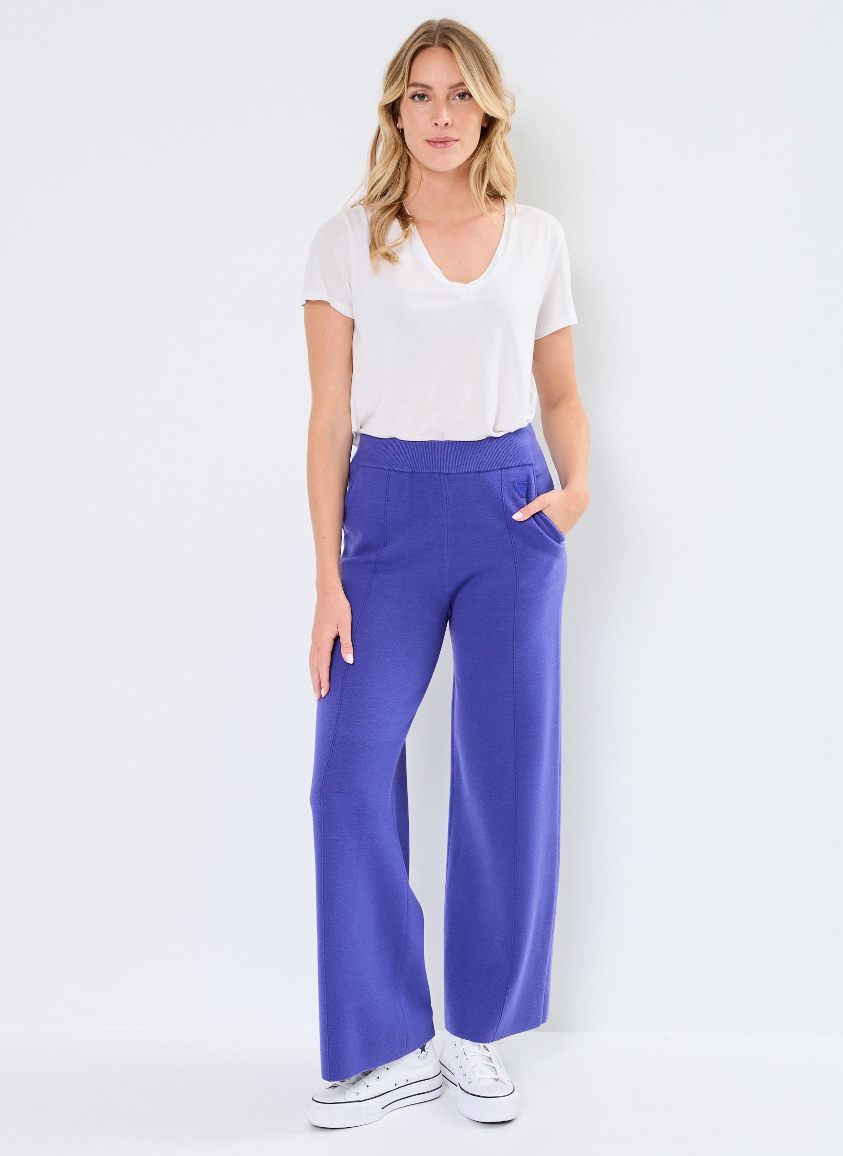 Pantaloni larghi Annie Pantalon donna blu Gertrude Pantaloni larghi Annie Pantalon donna blu PRUSSE