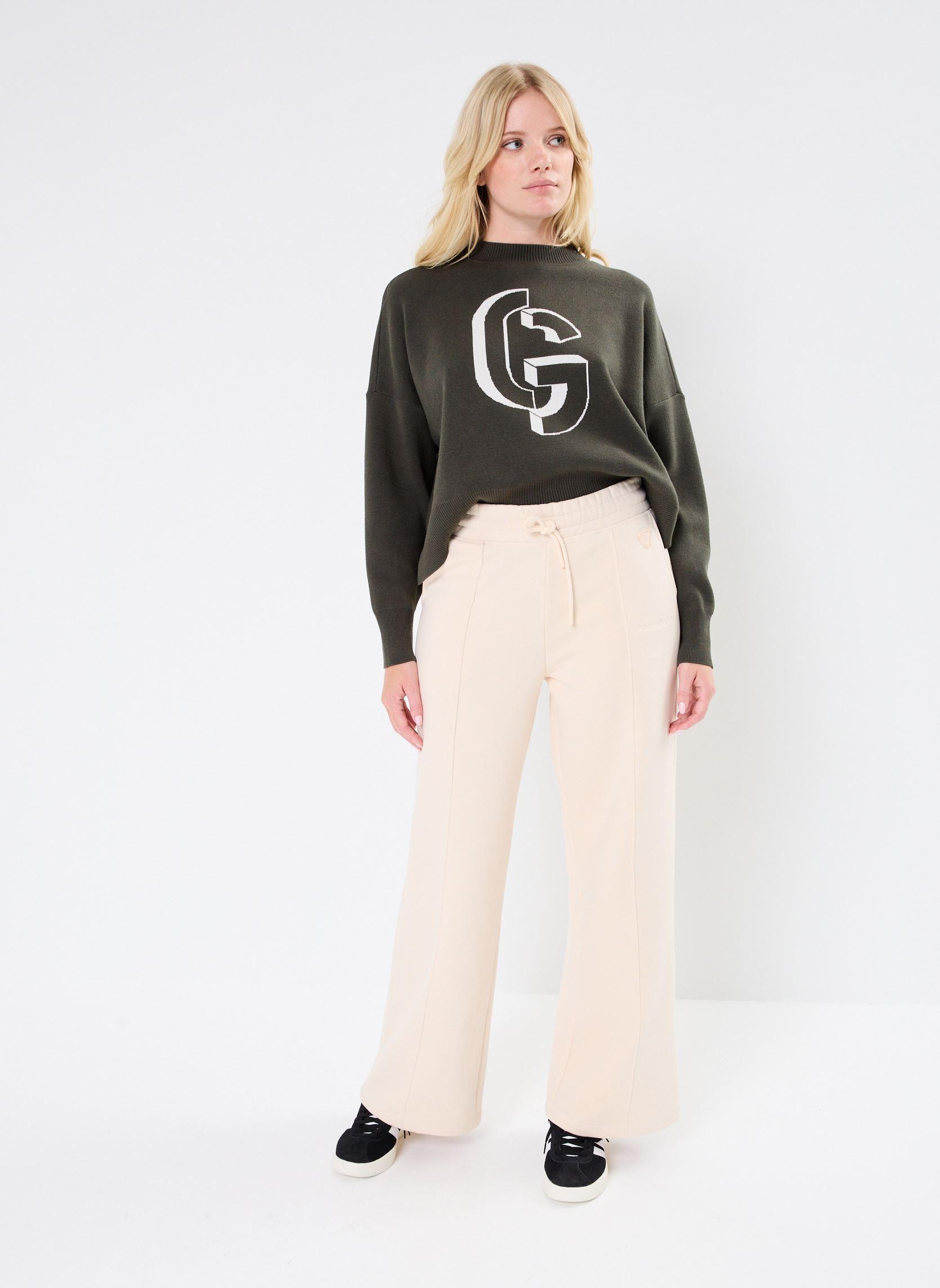 Pantalons larges Emma Jogging femme beige Gertrude Pantalons larges Emma Jogging femme beige BEIGE