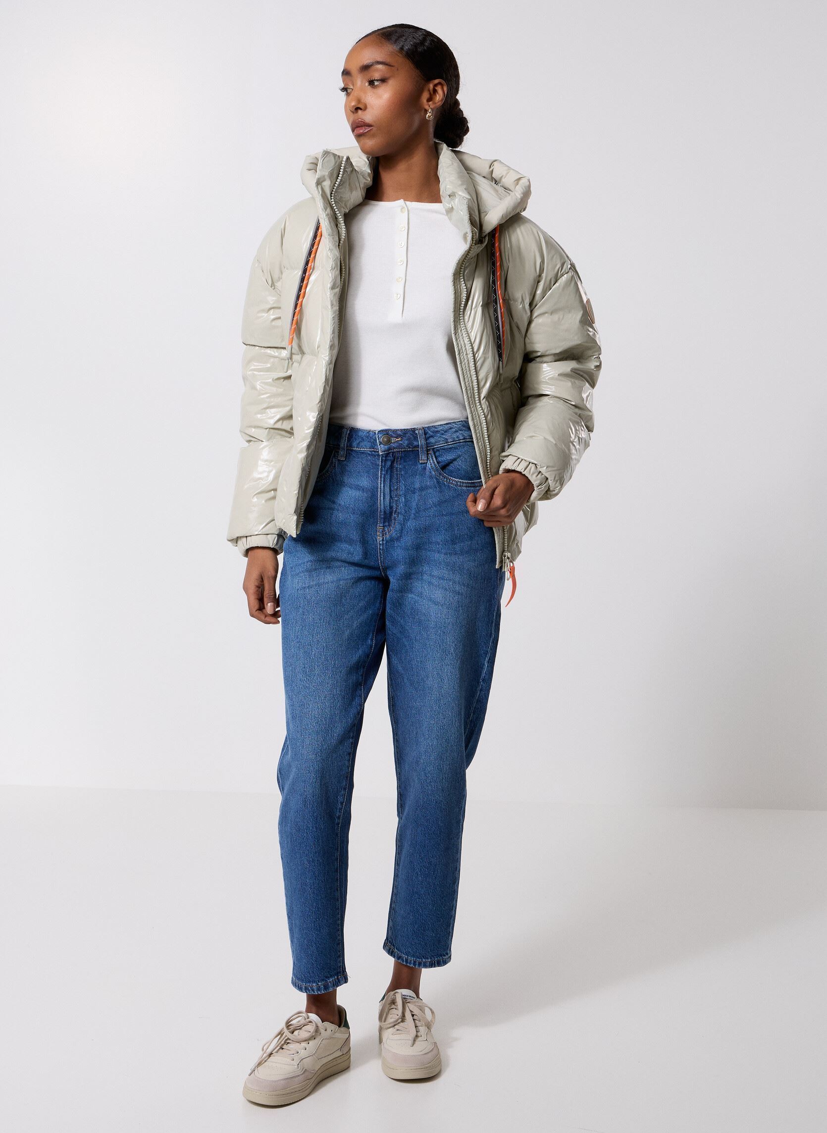 Gewatteerde jassen Lili Bright Doudoune dames beige Gertrude Gewatteerde jassen Lili Bright Doudoune dames beige BETON