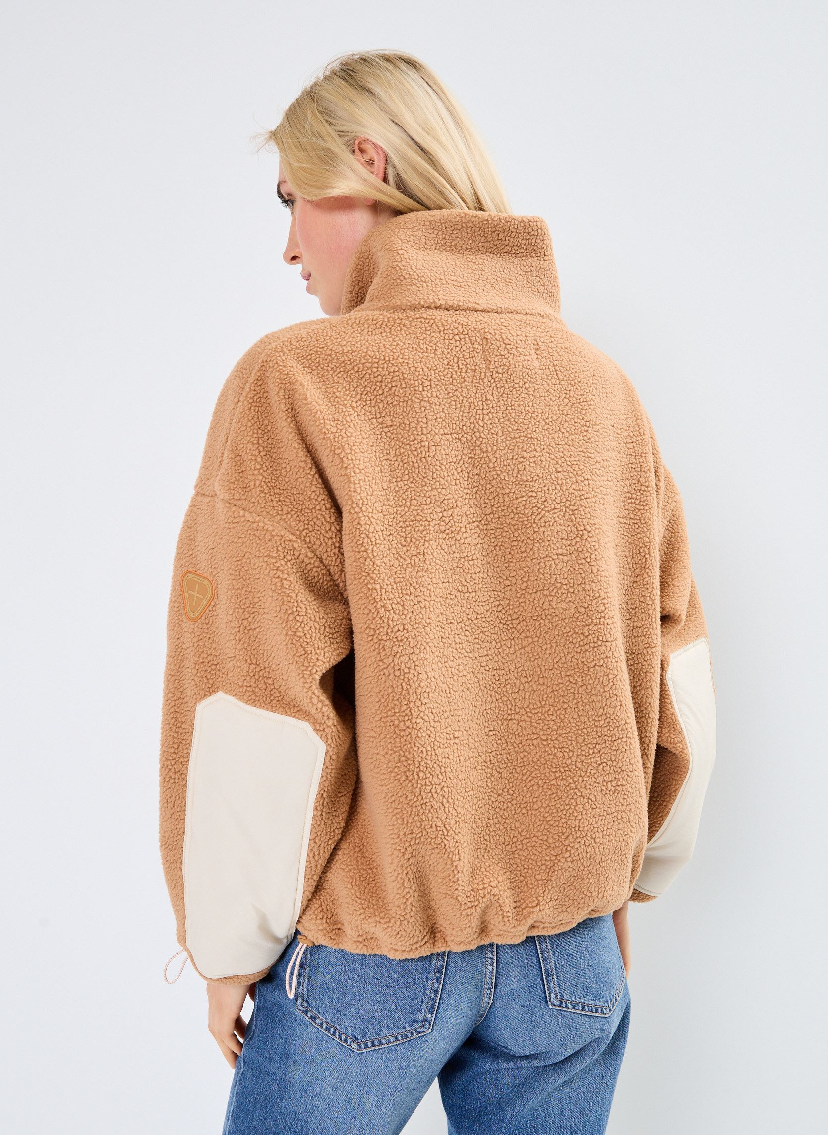 Fleece-Pullover Lucile Pull Col Zippe damen braun Gertrude Fleece-Pullover Lucile Pull Col Zippe damen braun CAMEL