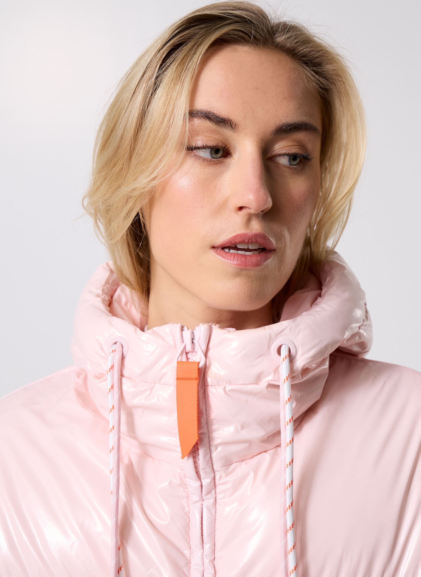Gewatteerde jassen Nine Doudoune dames roze Gertrude Gewatteerde jassen Nine Doudoune dames roze POUDRE