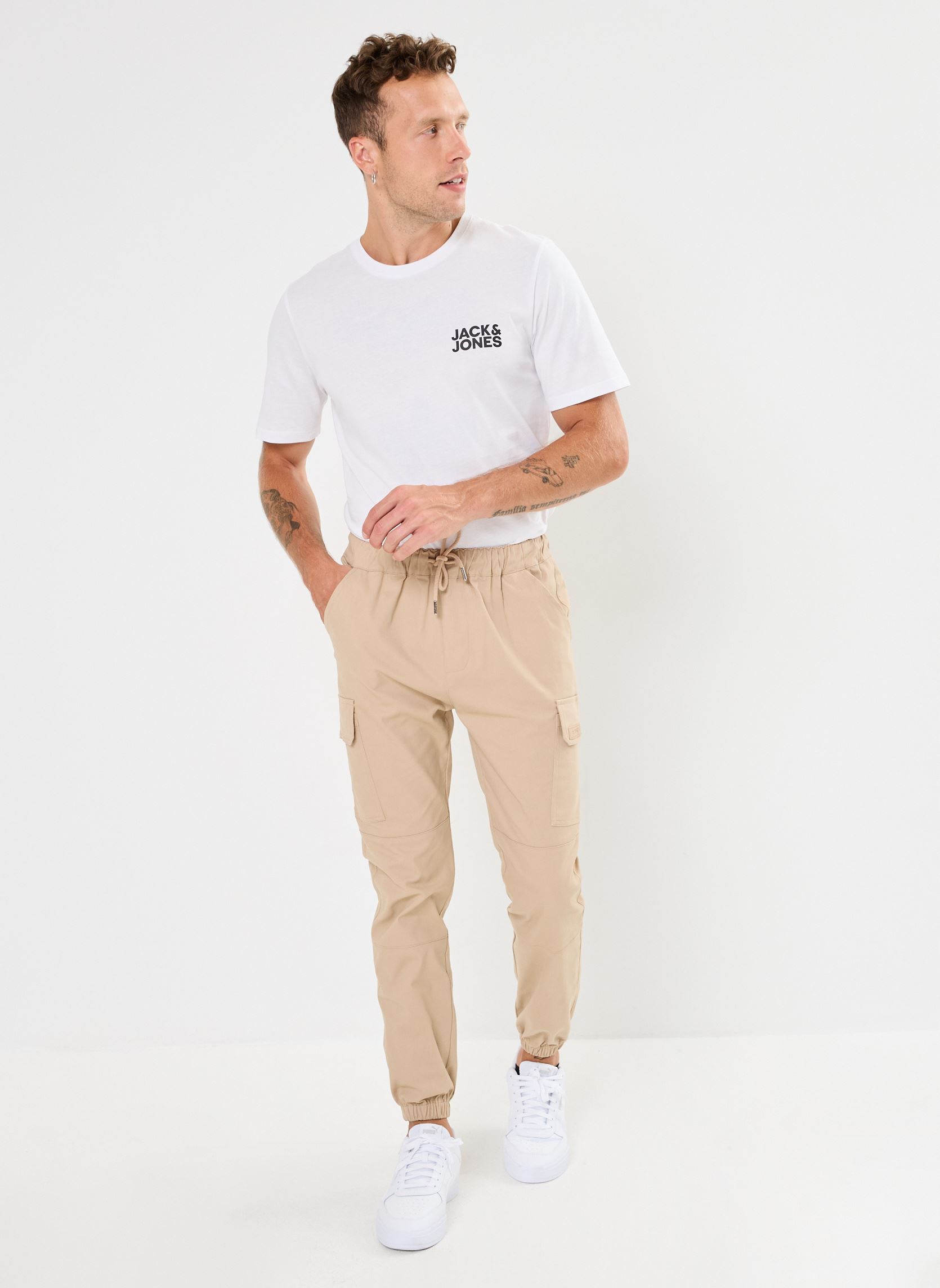Chino broeken CARRY OVER PANTS BIS2 heren beige Sixth June Chino broeken CARRY OVER PANTS BIS2 heren beige Beige