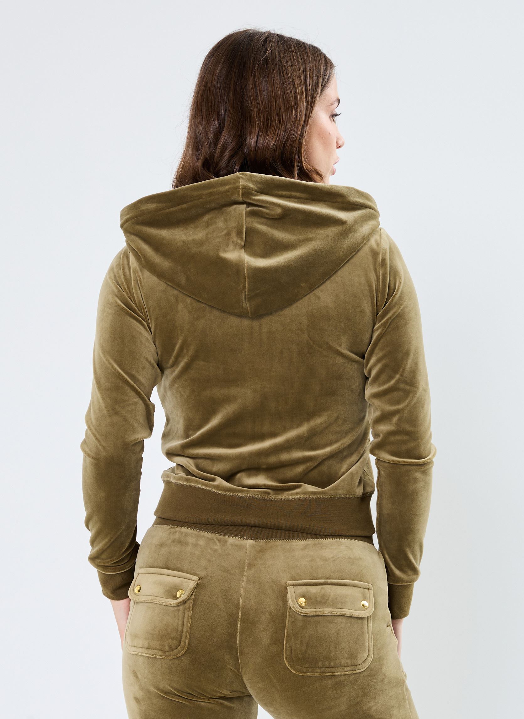 Sweatshirts mit Reißverschluss Robertson Gold damen grün JUICY COUTURE Sweatshirts mit Reißverschluss Robertson Gold damen grün DARK OLIVE