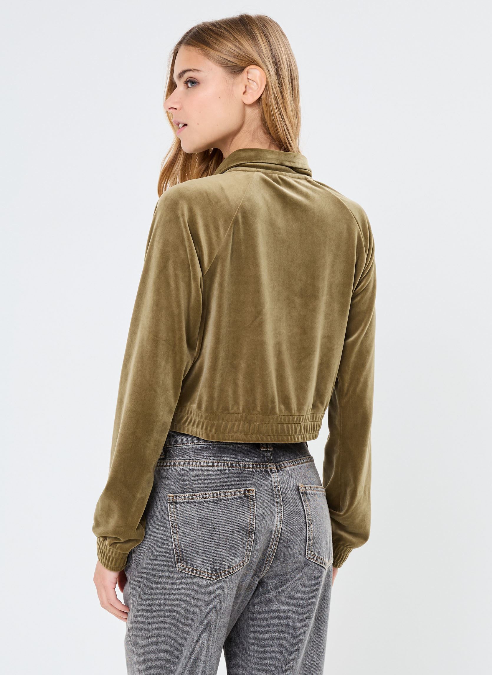 Sweats zippés Tasha femme vert JUICY COUTURE Sweats zippés Tasha femme vert DARK OLIVE
