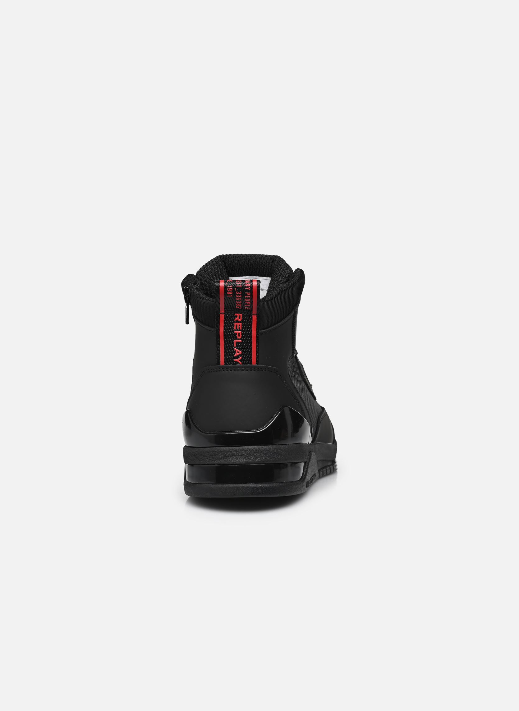 Hoge sneakers Astro speed X H heren zwart Replay Hoge sneakers Astro speed X H heren zwart BLACK/RED